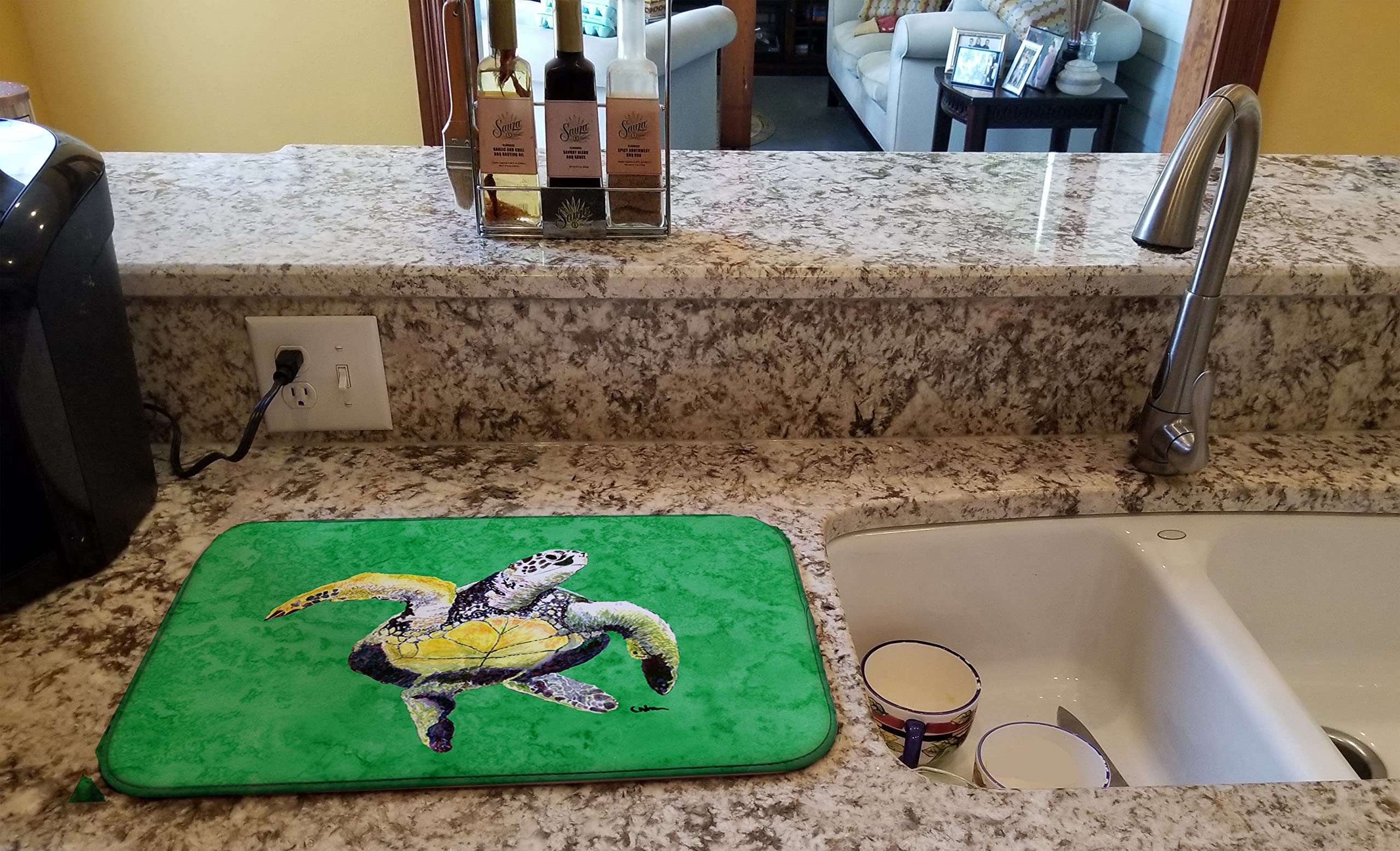 Turtle Dish Drying Mat 8671DDM