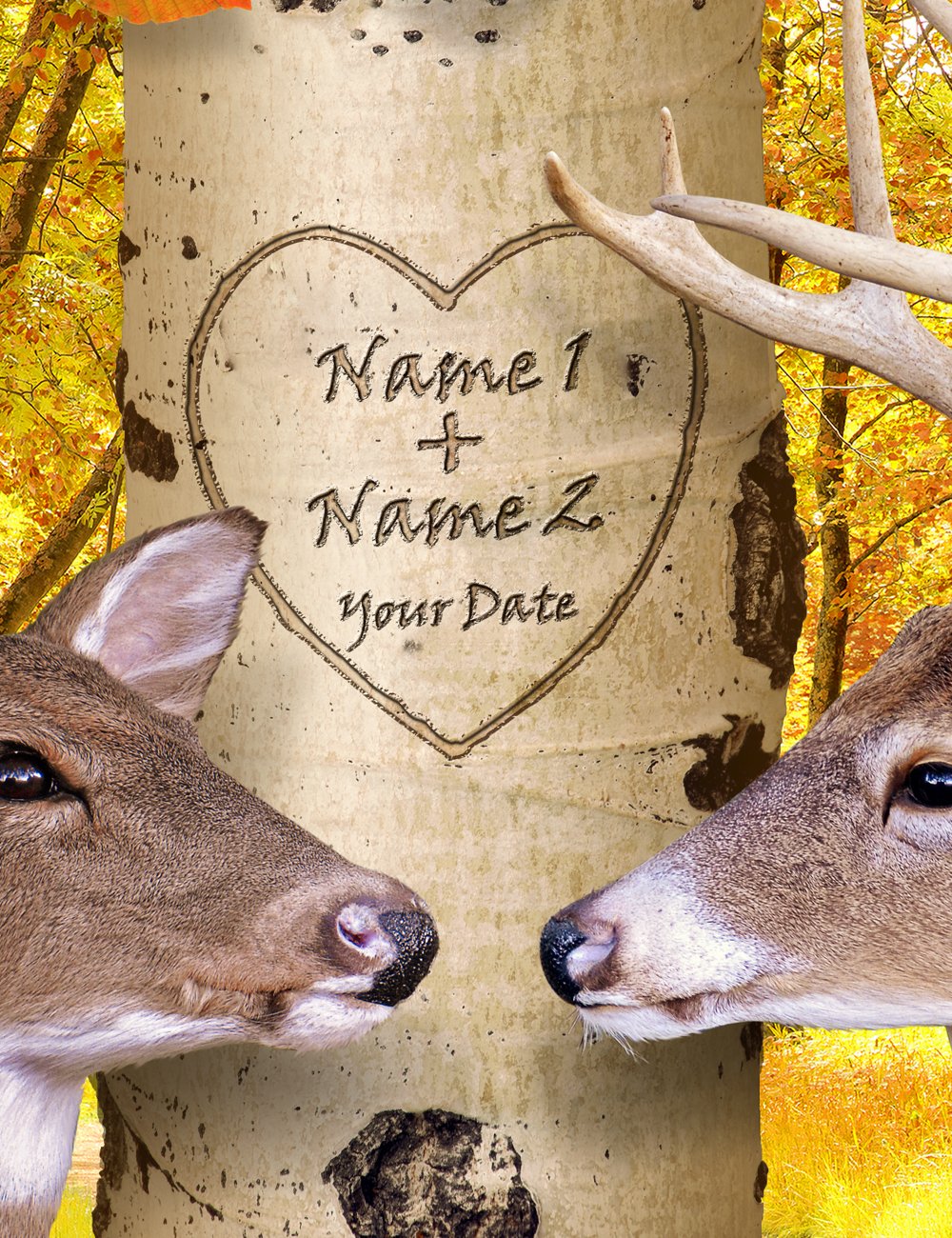 Ipic - Oh My Dear, Personalized Artwork With Names And Date On, Customized Gift For Anniversary,Wedding,Birthday And Holidays. T