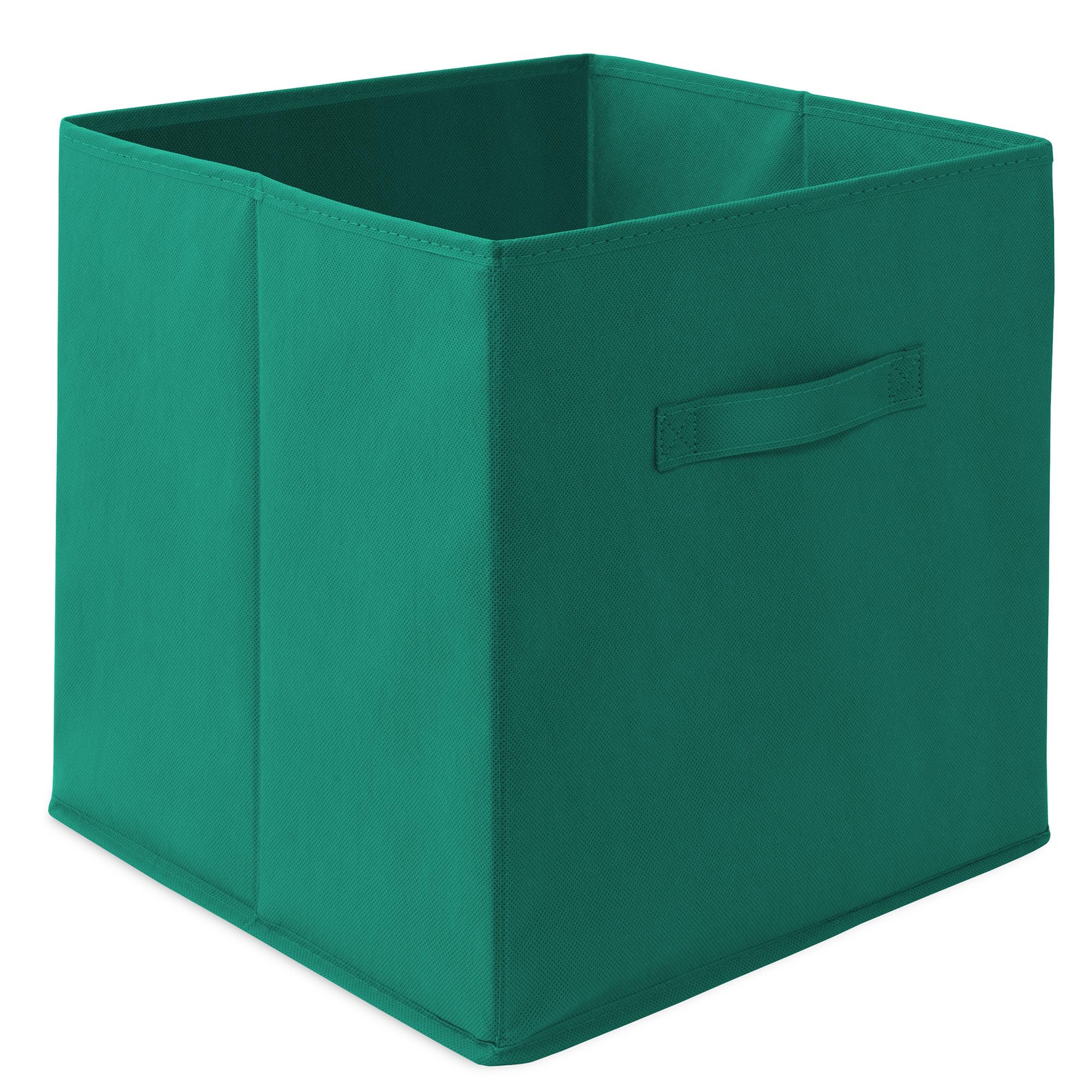 Casafield Set Of 6 Collapsible Fabric Cube Storage Bins, Teal - 13'' Foldable Cloth Baskets For Shelves, Cubby Organizers & More