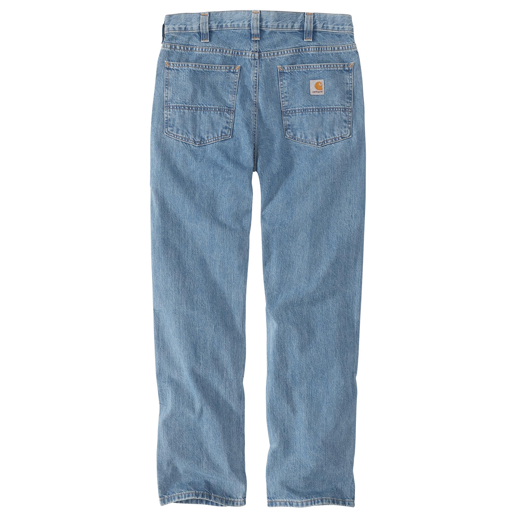 Carhartt Mens Relaxed Fit 5-Pocket Jean, Cove, 44W X 32L