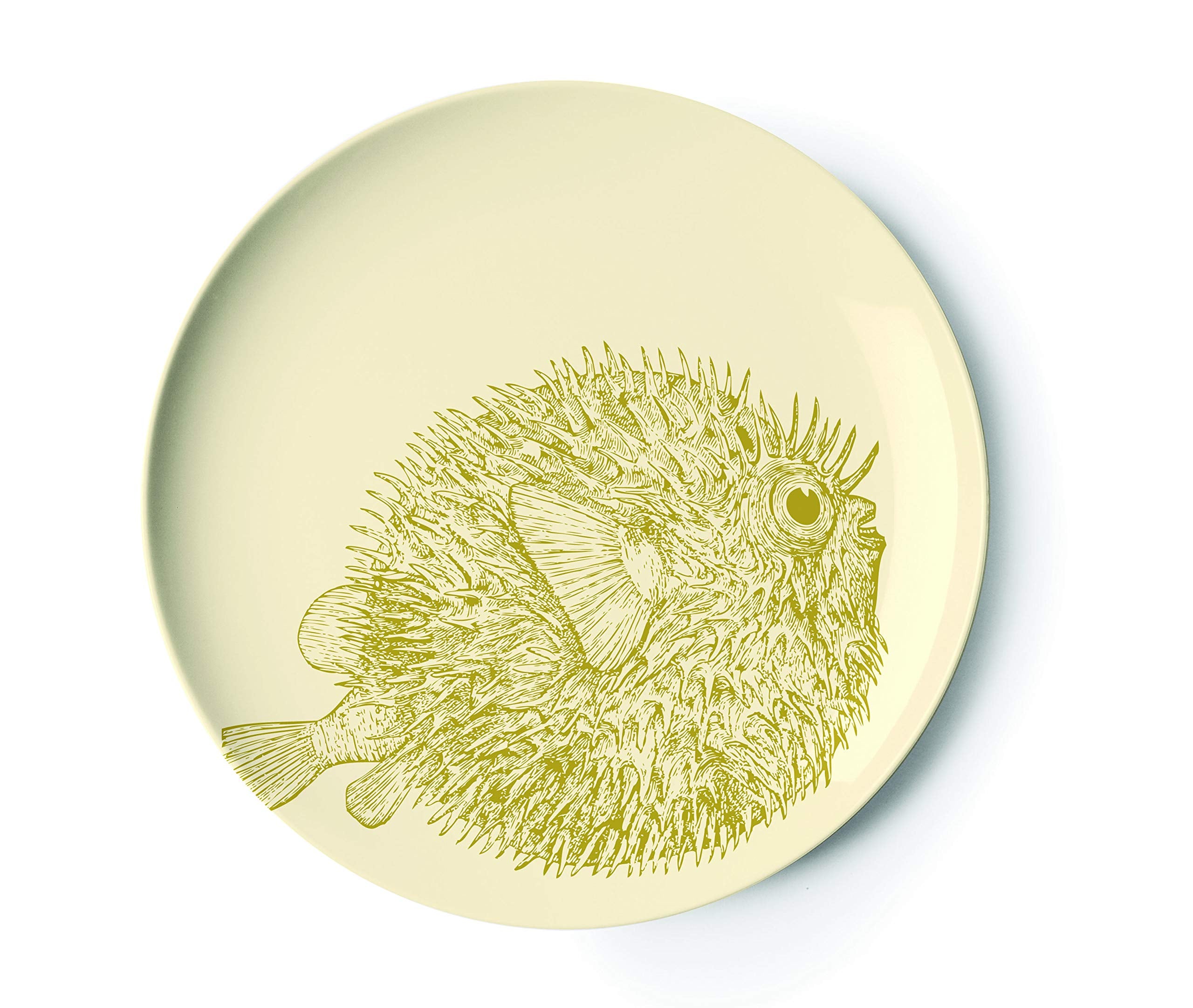 Thomas Paul Melamine Sealife Side S/4 Salad Plate, Multi