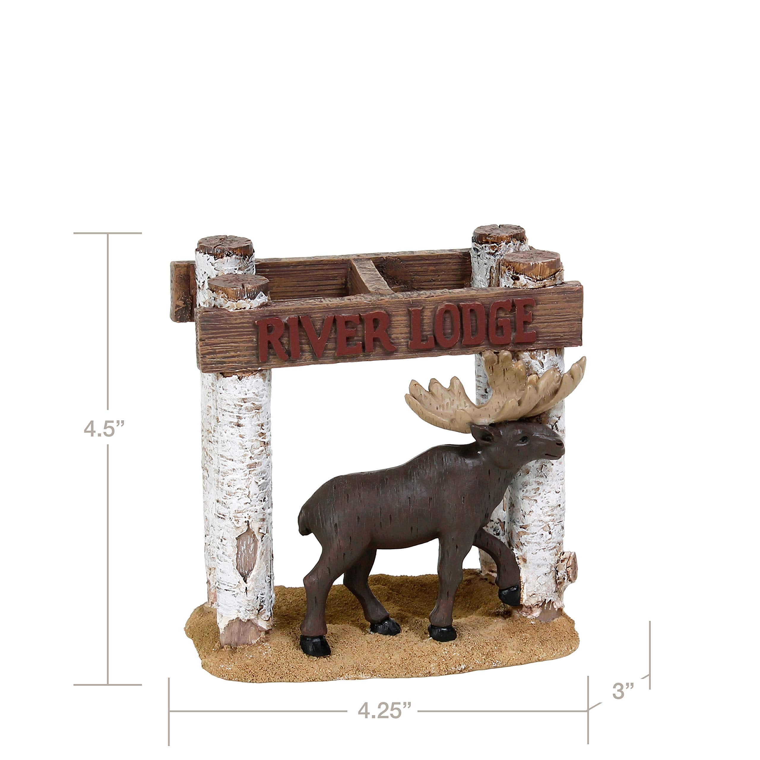 Skl Home Yellowstone Sundance Toothbrush Holder, Brown