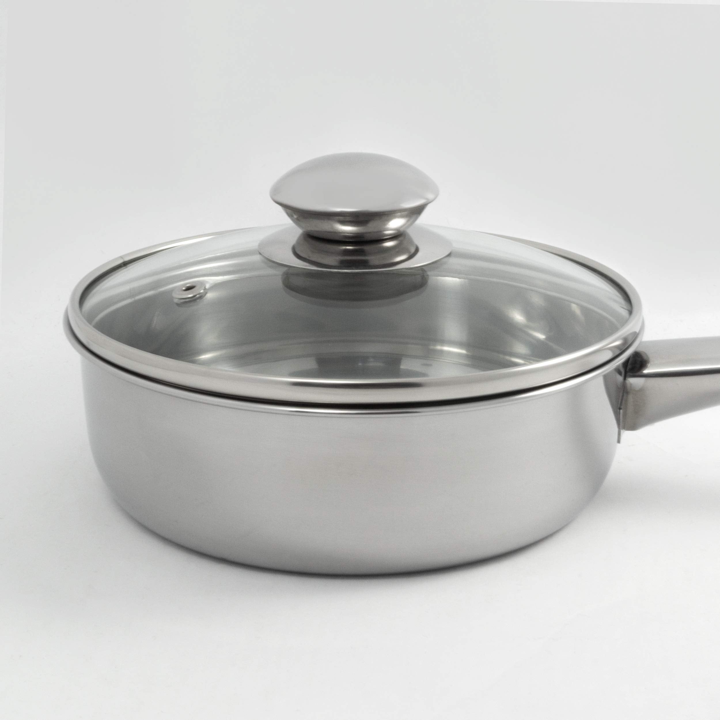 Excelsteel 18/10 Stainless Steel 2 Cup Egg Poacher  Non Stick Easy Use Kitchenware Rust Resistant Stove Top Breakfast Brunch Cooking Pan