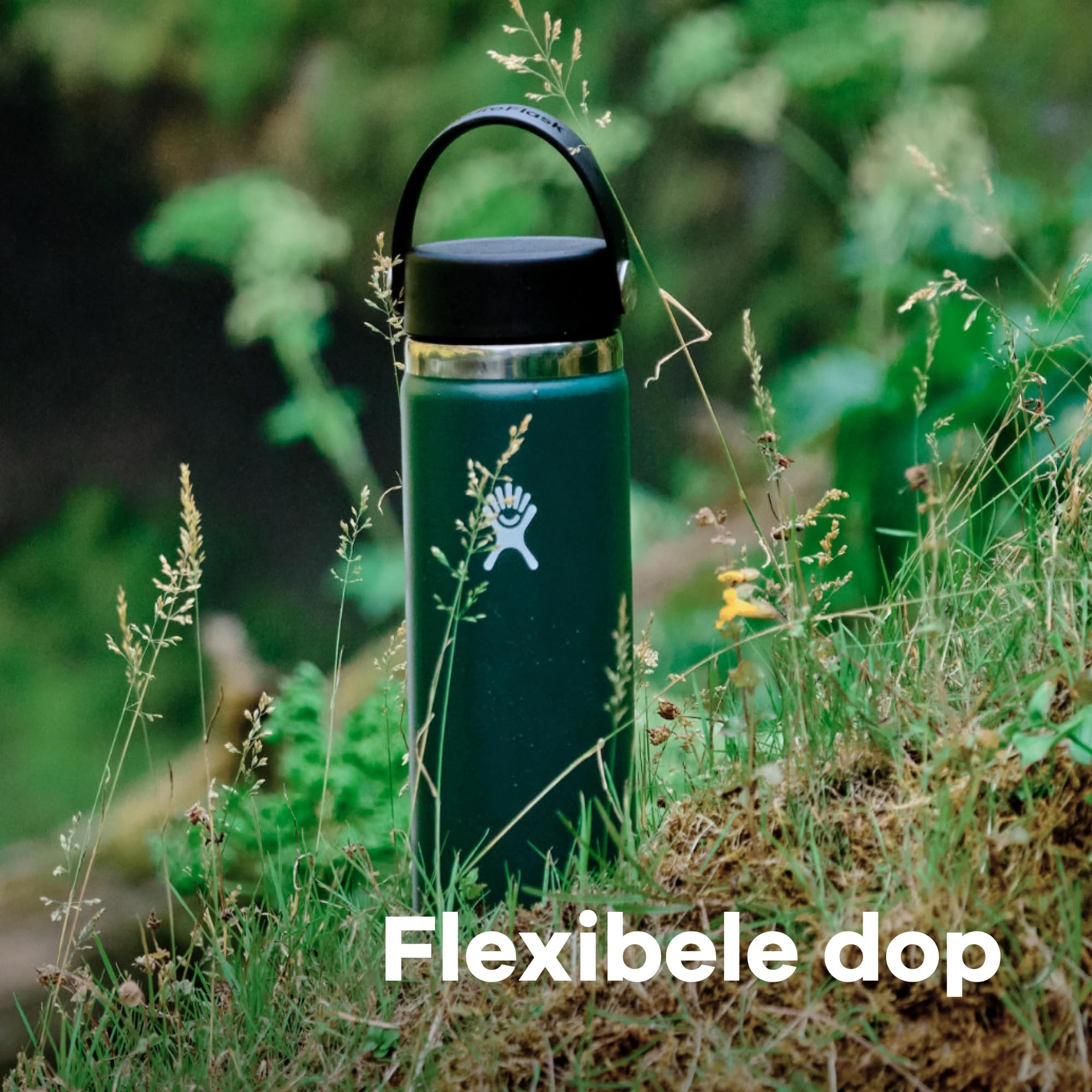 Hydro Flask Wide Flex Cap Black 64 Oz