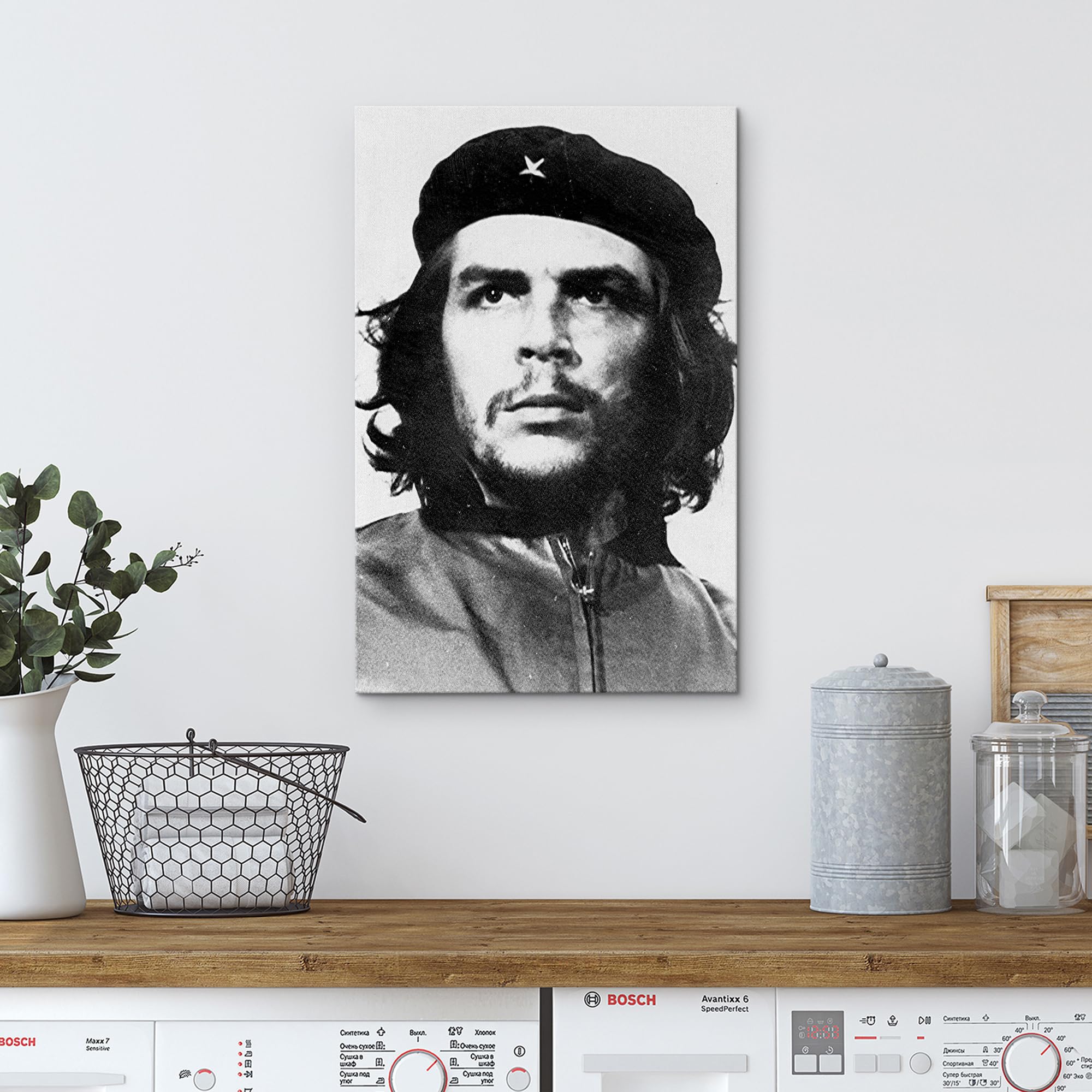 Wall26 Canvas Print Wall Art Portrait Of Che Guevara People Pop Culture Historical Realism Famous Closeup Colorful Multicolor Cl