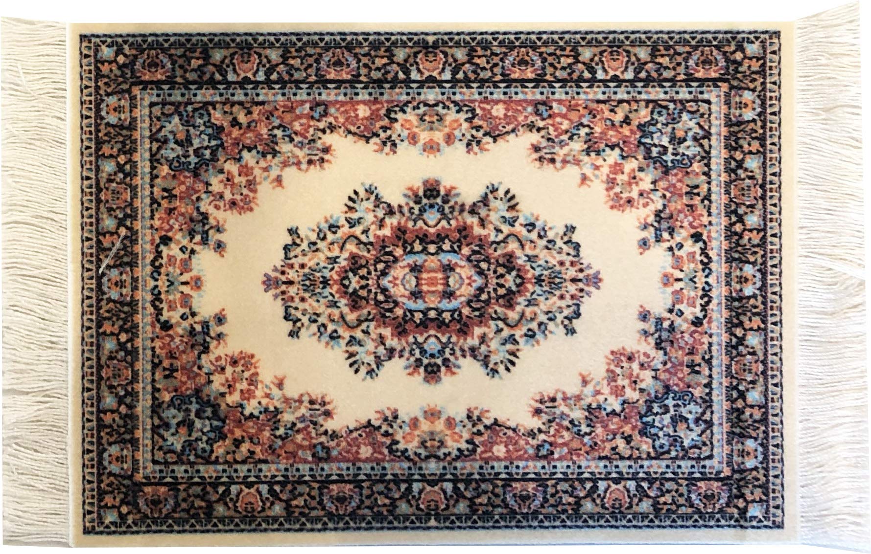 Carpet Coasters  Set of 4 Turkish Rug Style Table Drink mats  Absorbent Kitchen and Dining Accessories  Spill & drip Protection  Rectangular