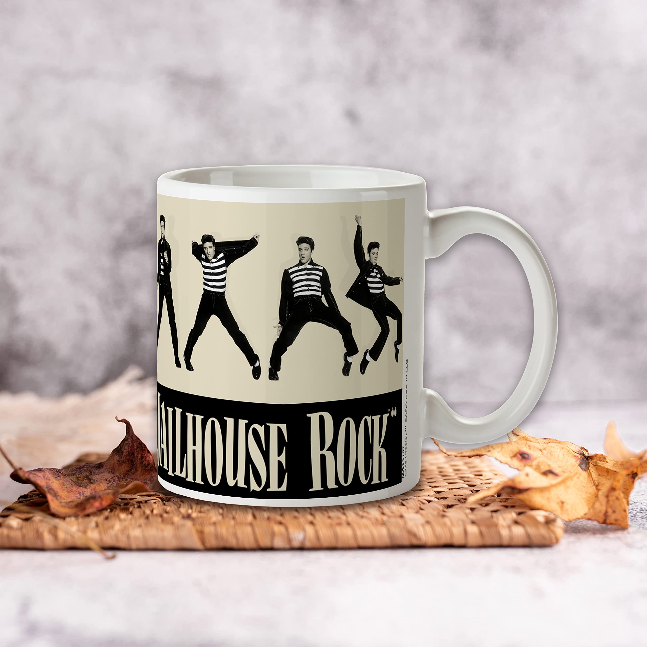 Pyramid America - Elvis Presley Mug - Elvis Jailhouse Rock Mug - 11 oz. Unique Ceramic Cup for Coffee, Cocoa & Tea Drinkers - Ch