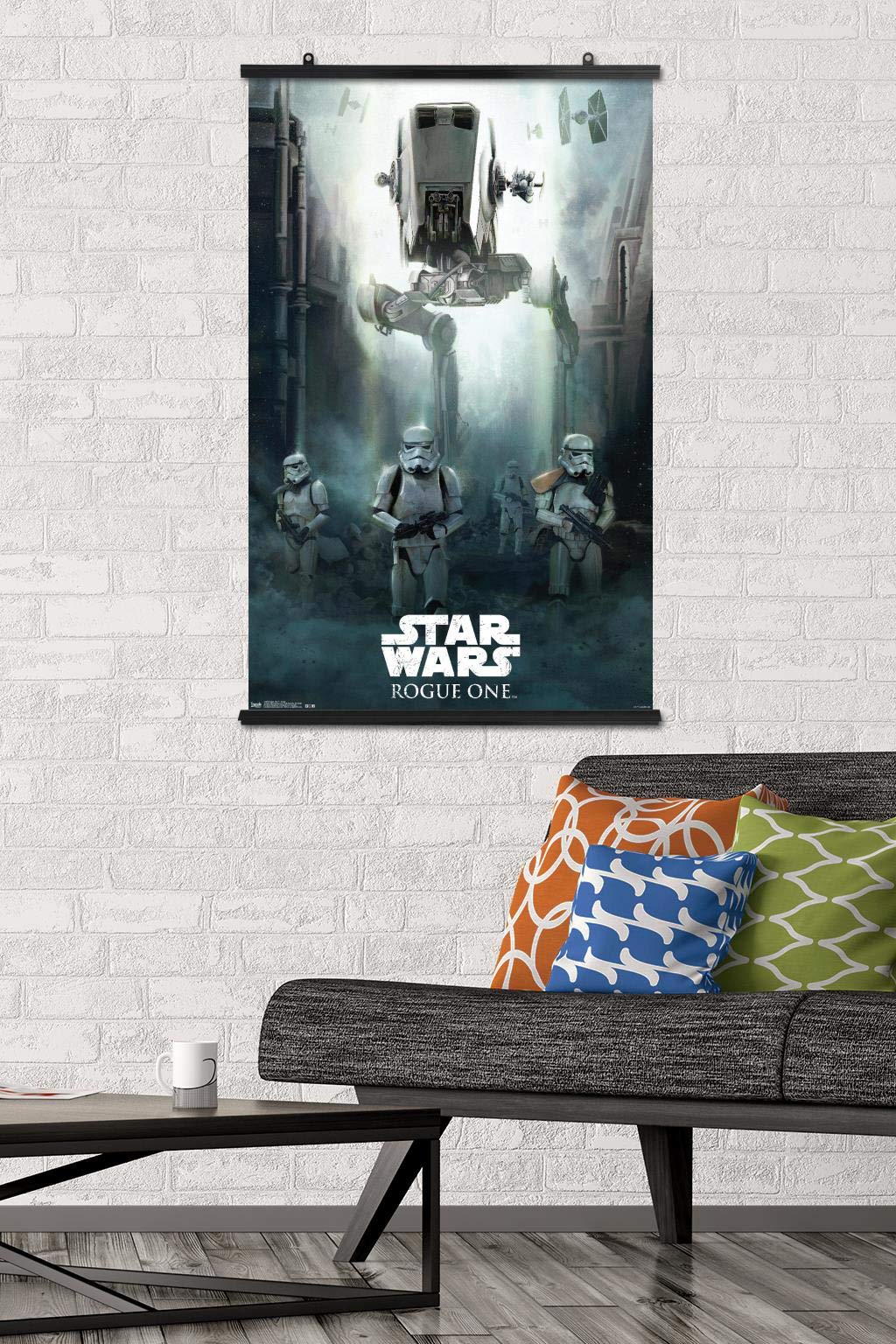 Trends International Star Wars: Rogue One - Siege Wall Poster, 22.375'' X 34'', Premium Poster & Clip Bundle
