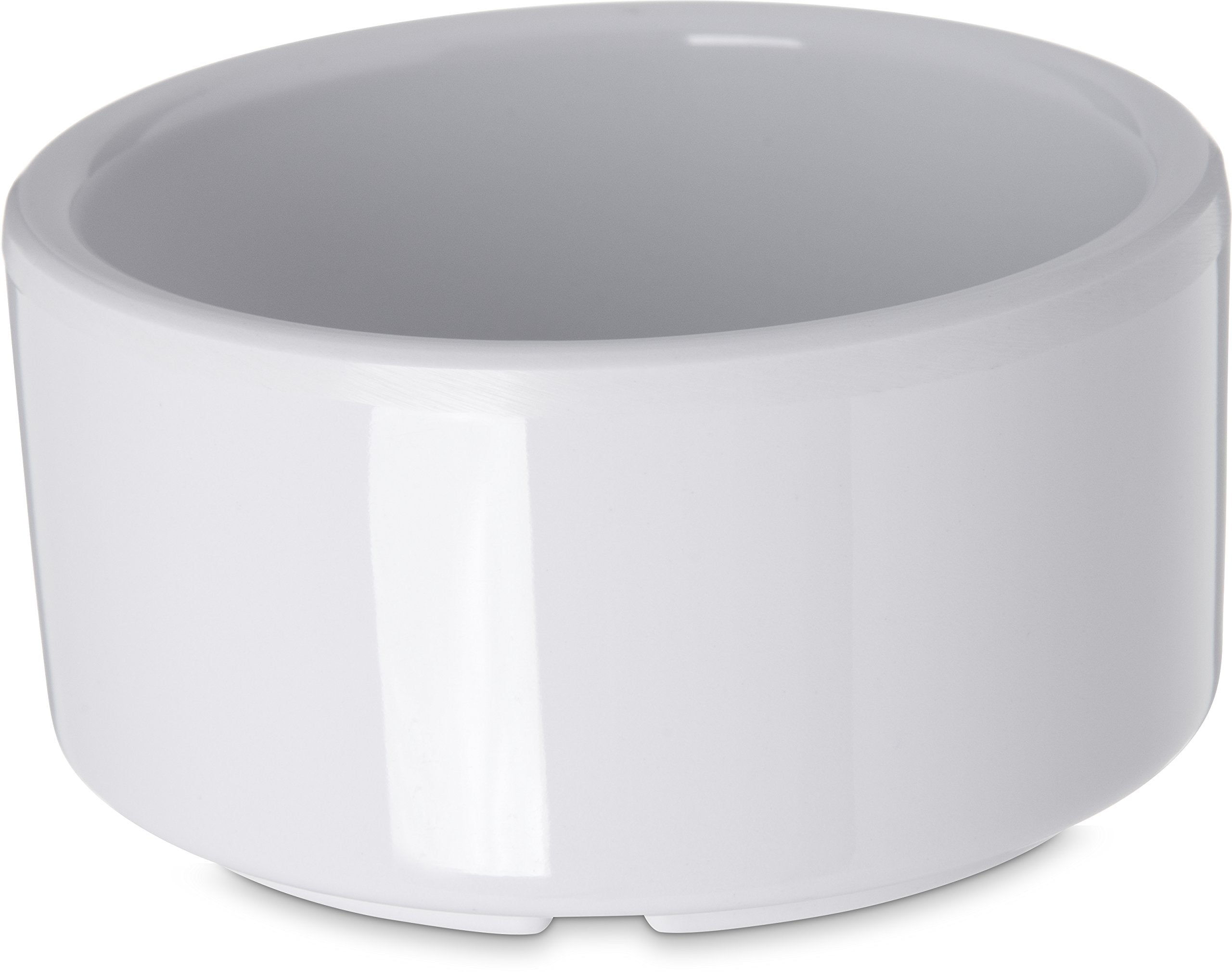 CFS 41202 Melamine Straight Sided Ramekin, 3-oz. Capacity, 3 x 1-1/2, White (Case of 48)