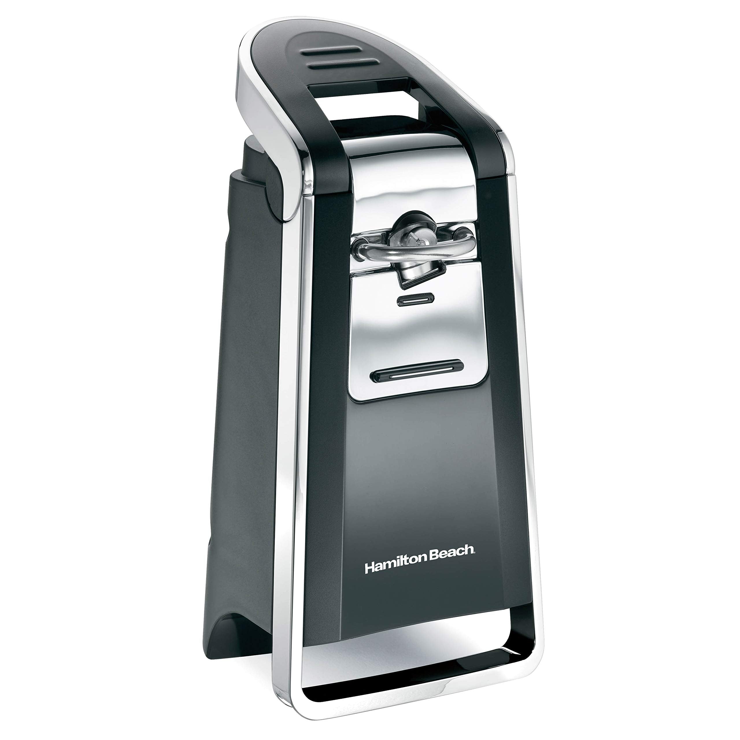 Hamilton Beach (76606Za) Smooth Touch Electric Automatic Can Opener With Easy Push Down Lever, Opens All Standard-Size And Pop-T