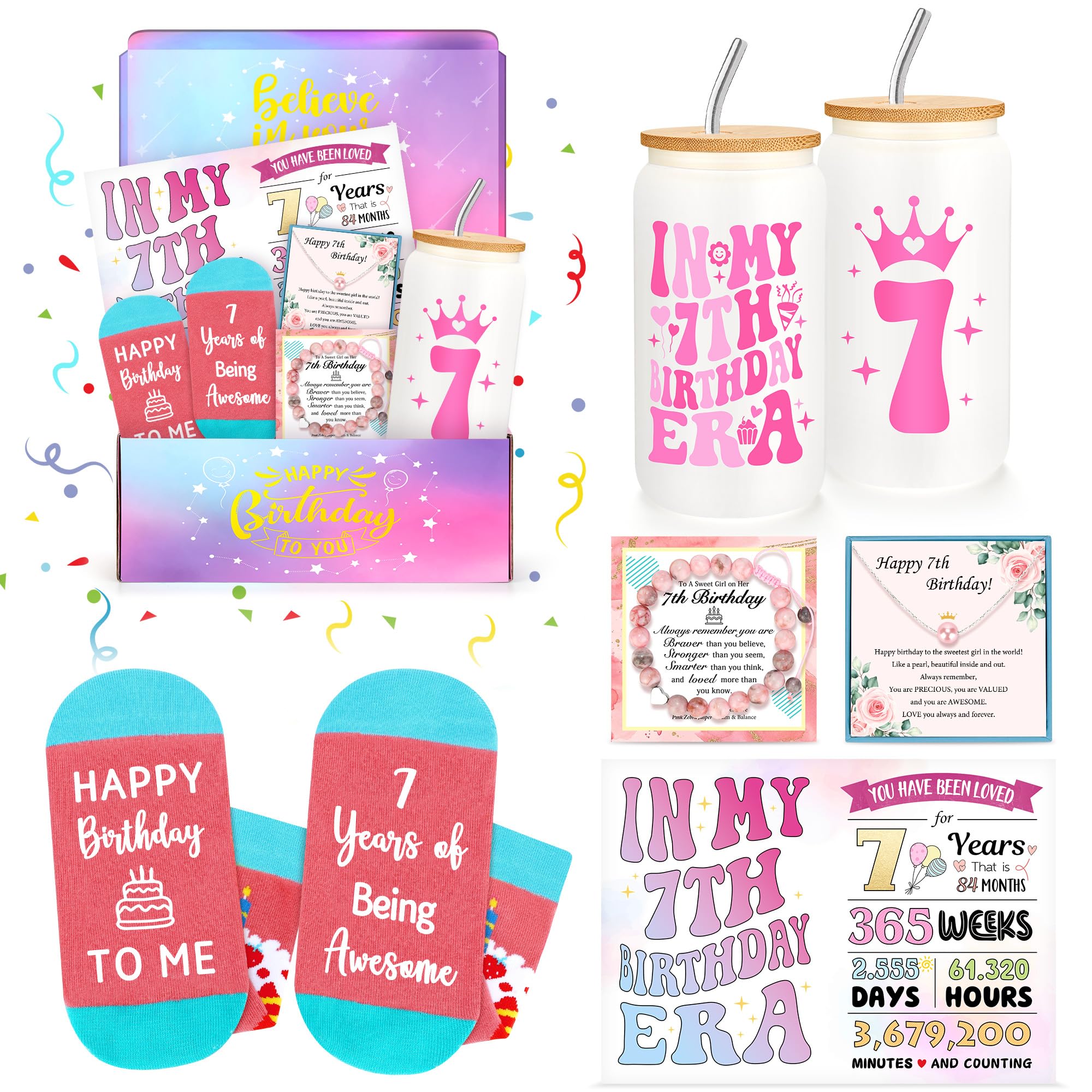 7 Year Old Girl Birthday Gifts for 7 Years Old Girl Gift Trending 7th Birthday Gifts for Girls Popular Stuff Present for Seven Y