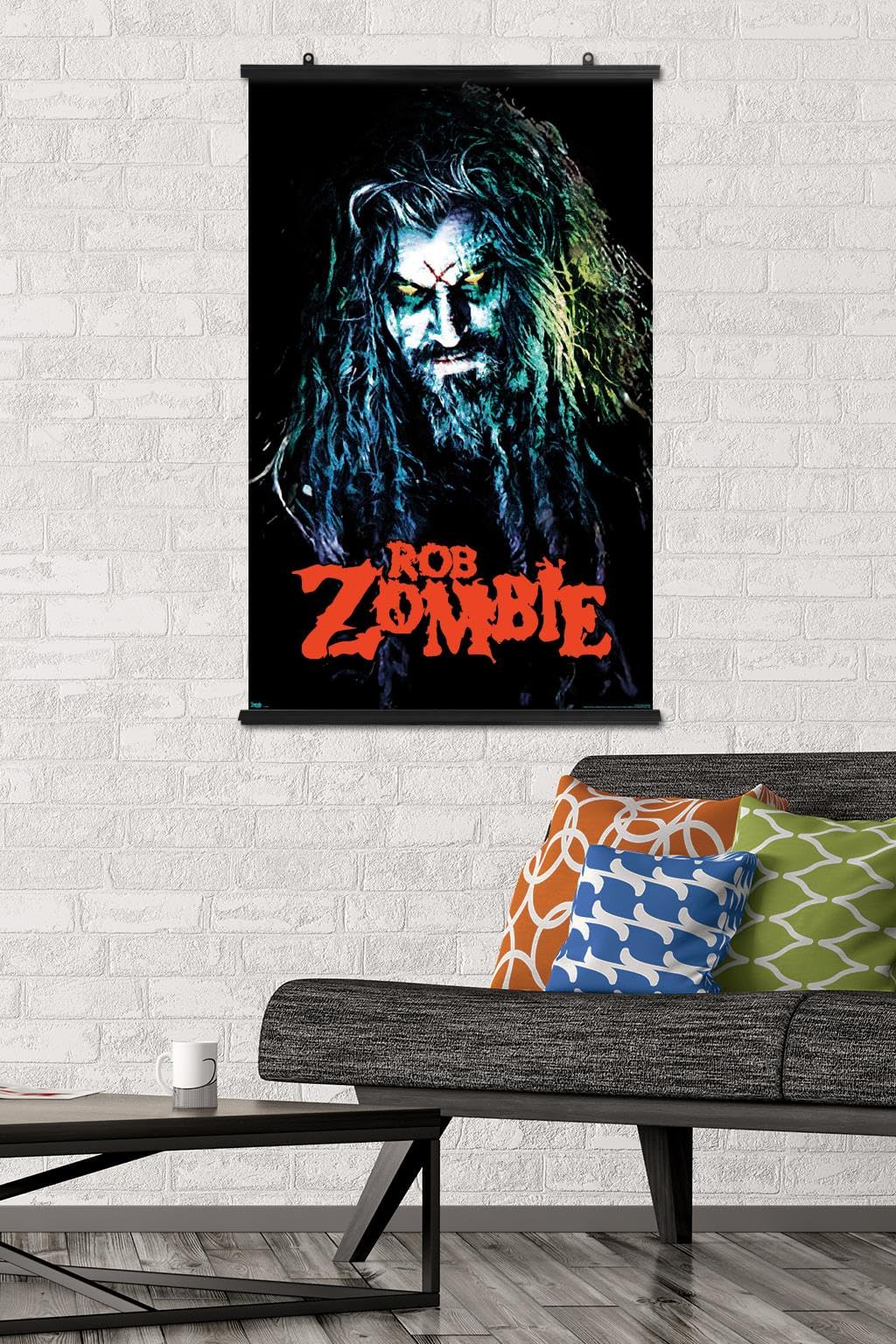 Trends International Rob Zombie - Hellbilly Wall Poster, 22.37'' X 34.00'', Poster & Clip Bundle