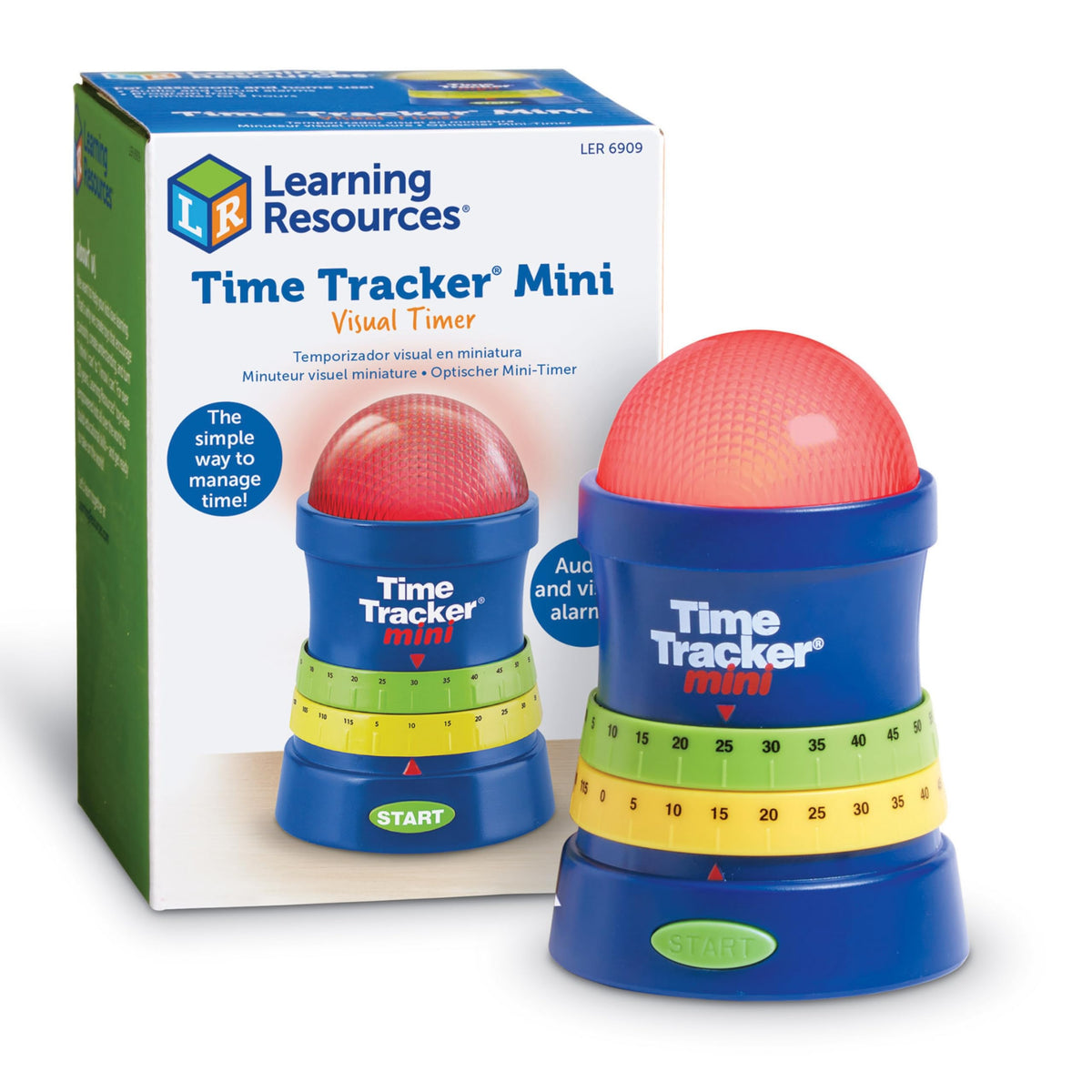 Learning Resources Time Tracker Mini Visual Timer Classroom Timer Hand ...
