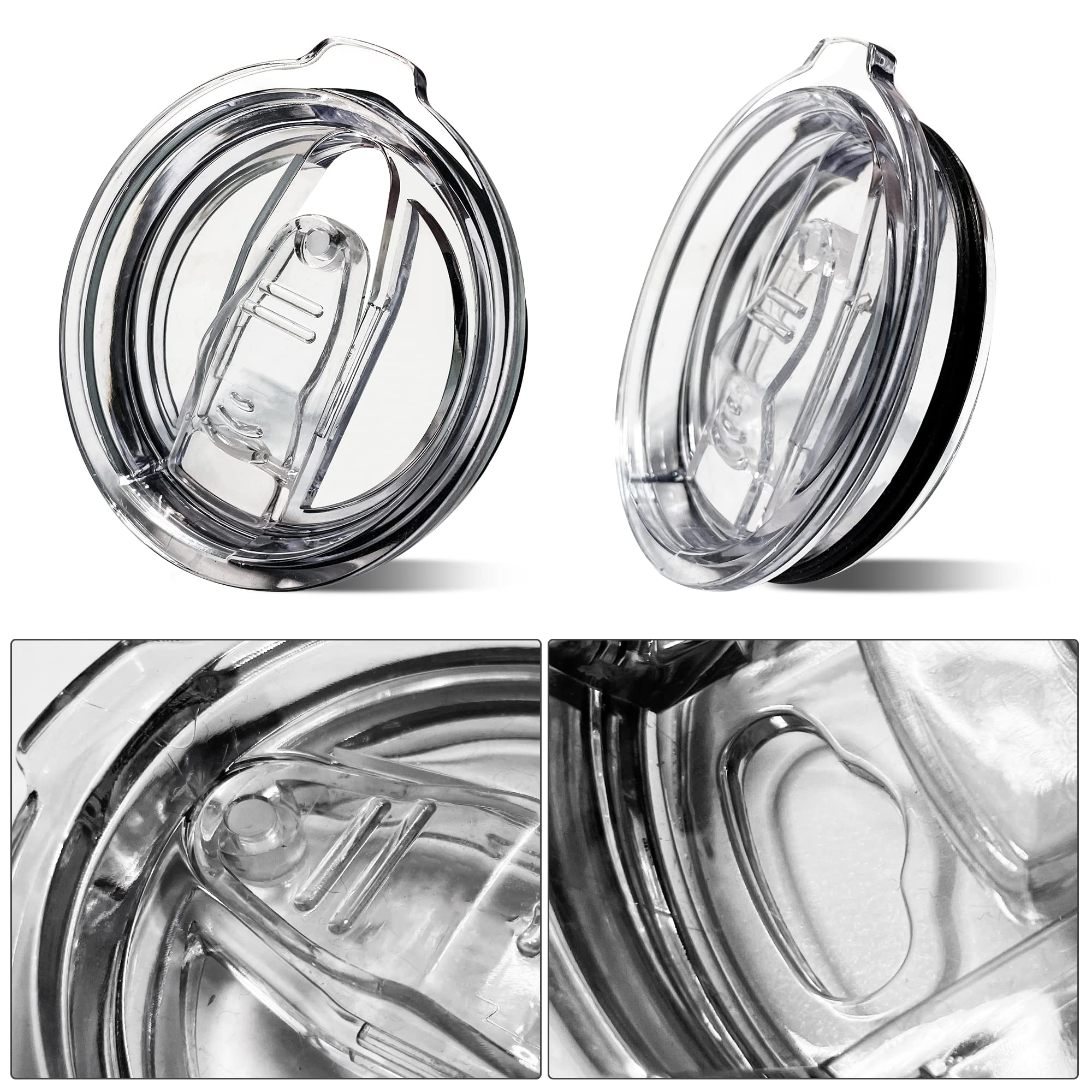 20Oz Tumbler Replacement Lids Spill Proof Splash Resistant Lids Covers For 3.25In Cup Mouth Compatible With Classic Stainless St