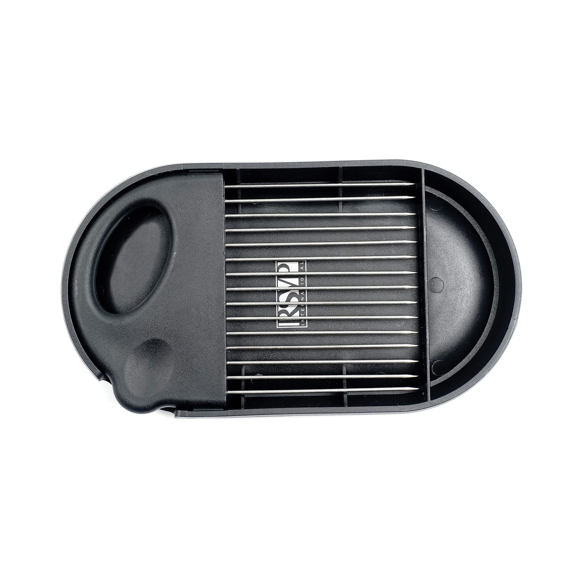 RSVP International HASSL Hasselback Potato Guide, One Size, Black
