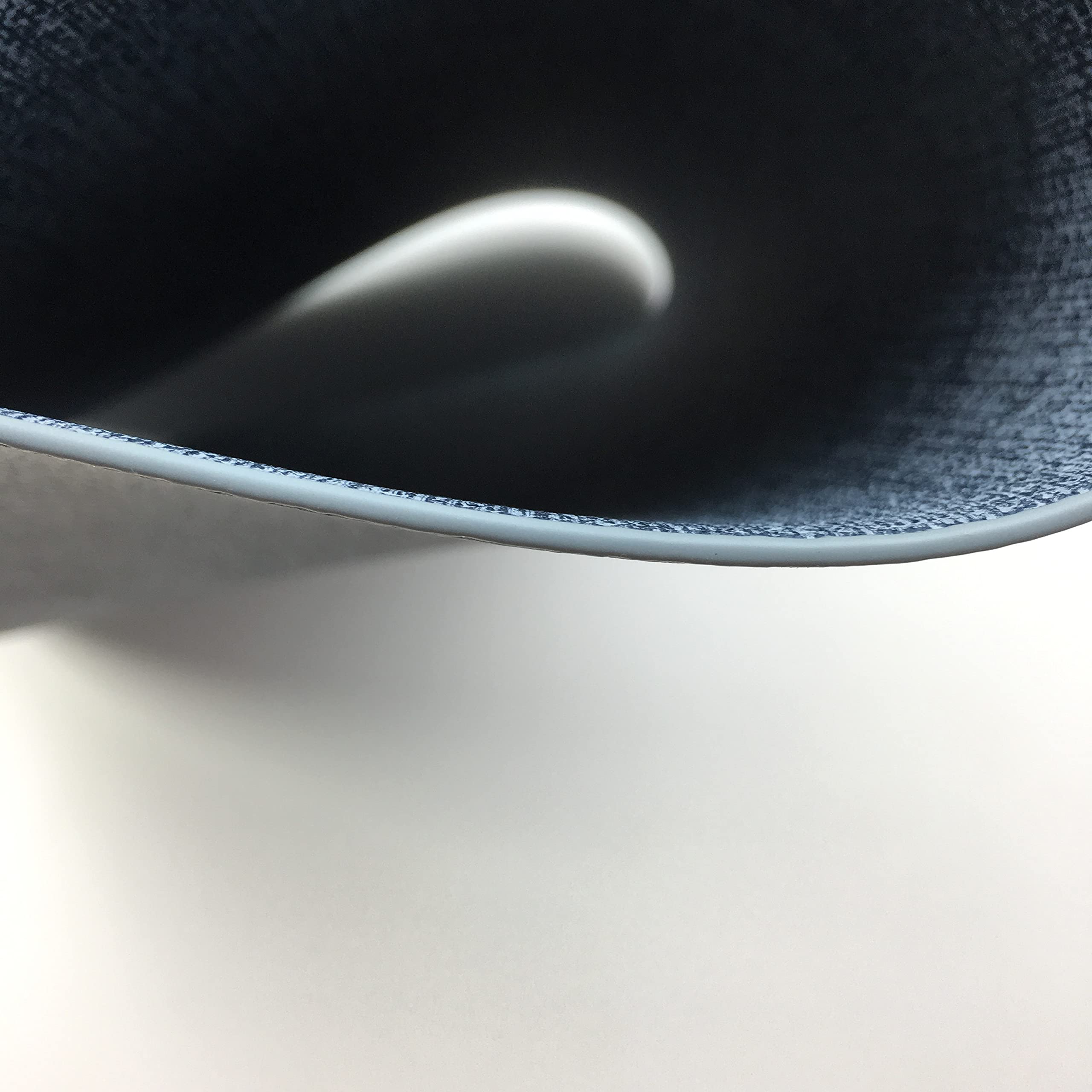 Wazaigur Waterproof Easy To Clean Non-Slip Heat Resistant Thick Faux Leather Placemats For Dining Table Set Of 8,Navy Blue
