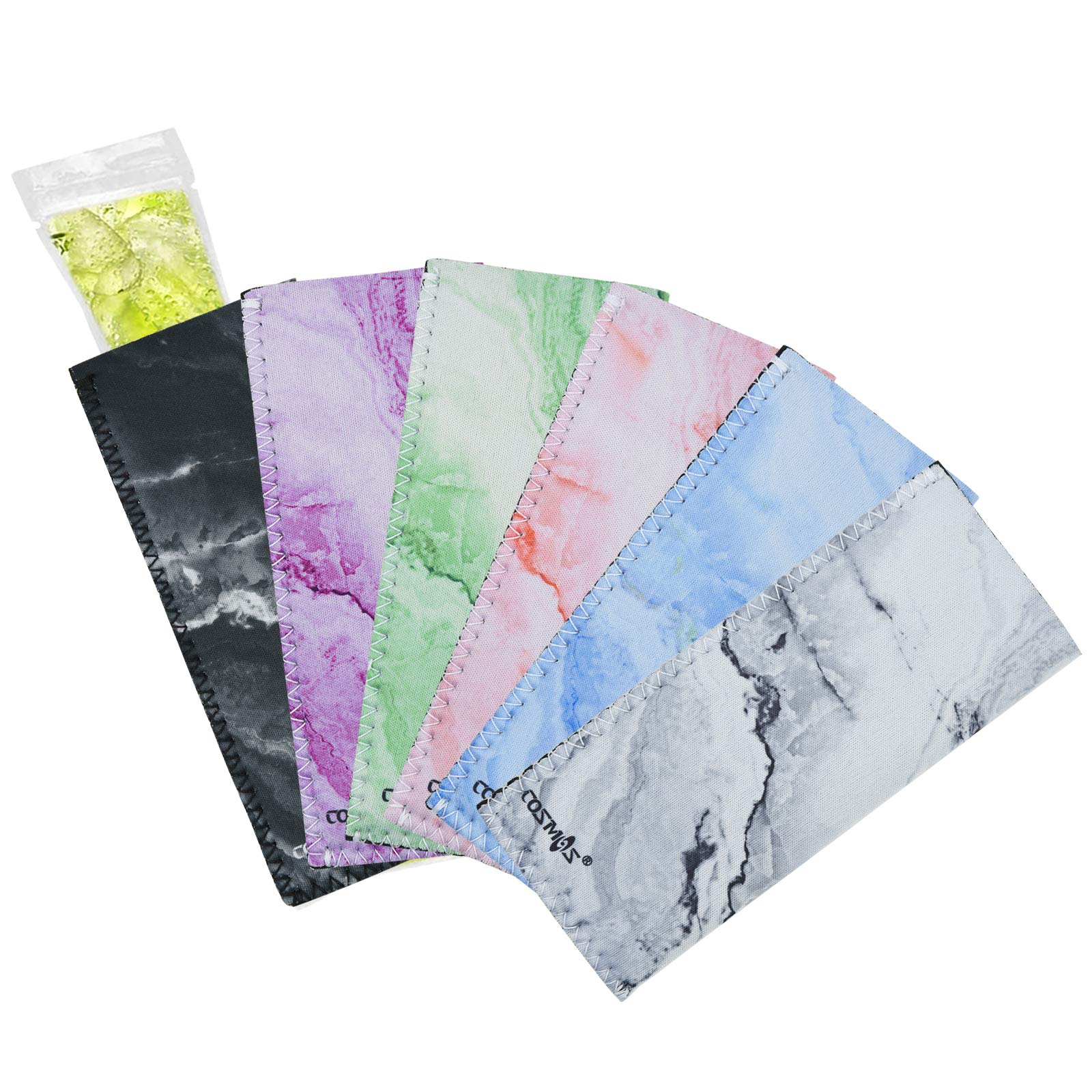 Cm Reusable Ice Pop Holder Insulator Sleeve Popsicle Holder Freezer Pop Sleeves Popsicle Holders Neoprene Sleeve For Cooling Ice