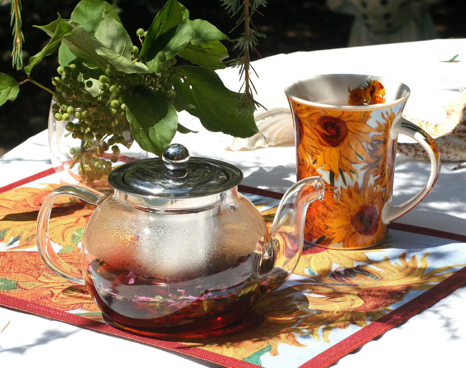 Carmani Art Gallery By Vincent Van Gogh Sunflower Beautiful Mug 350 Ml, 12 Oz Tea Coffee Cups In Gift Box