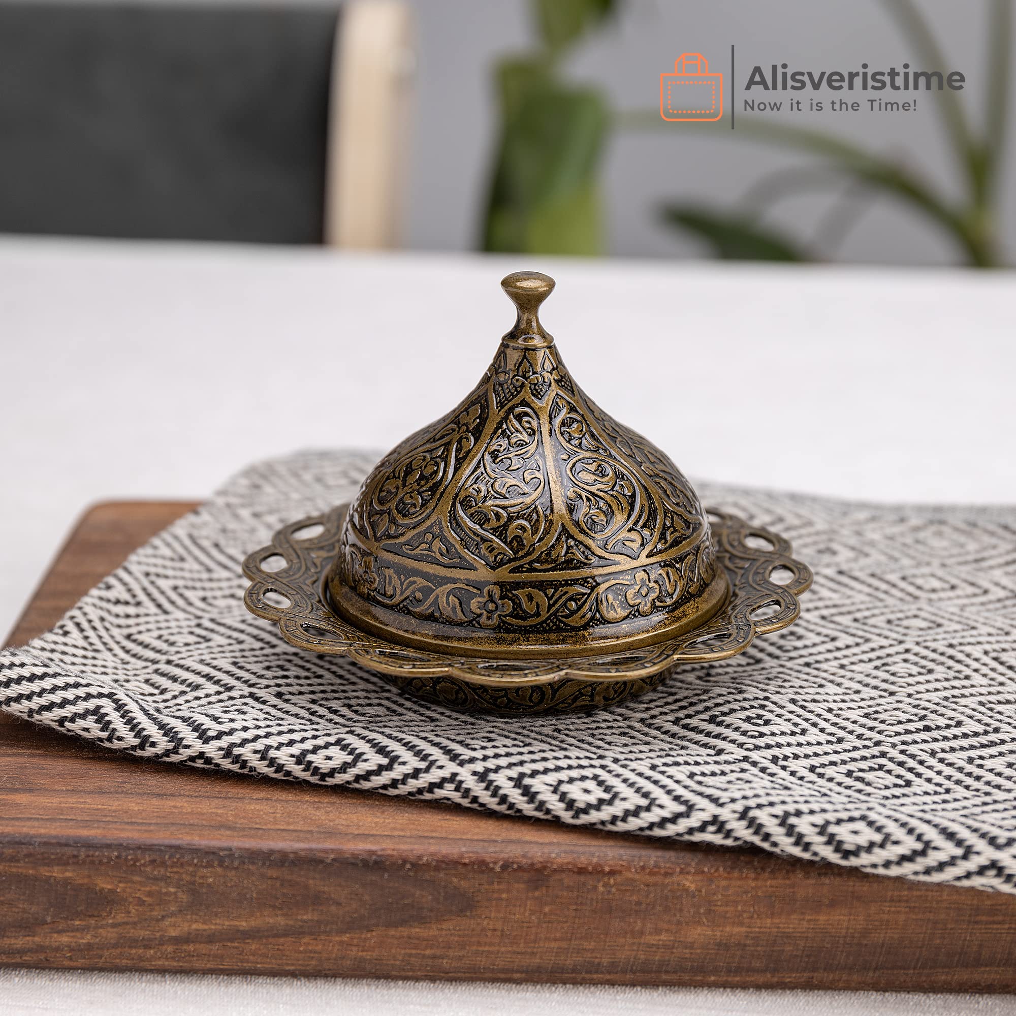 Alisveristime 27 Pc Turkish Greek Arabic Coffee Espresso Cup Saucer Set (Gelincik) (Silver)