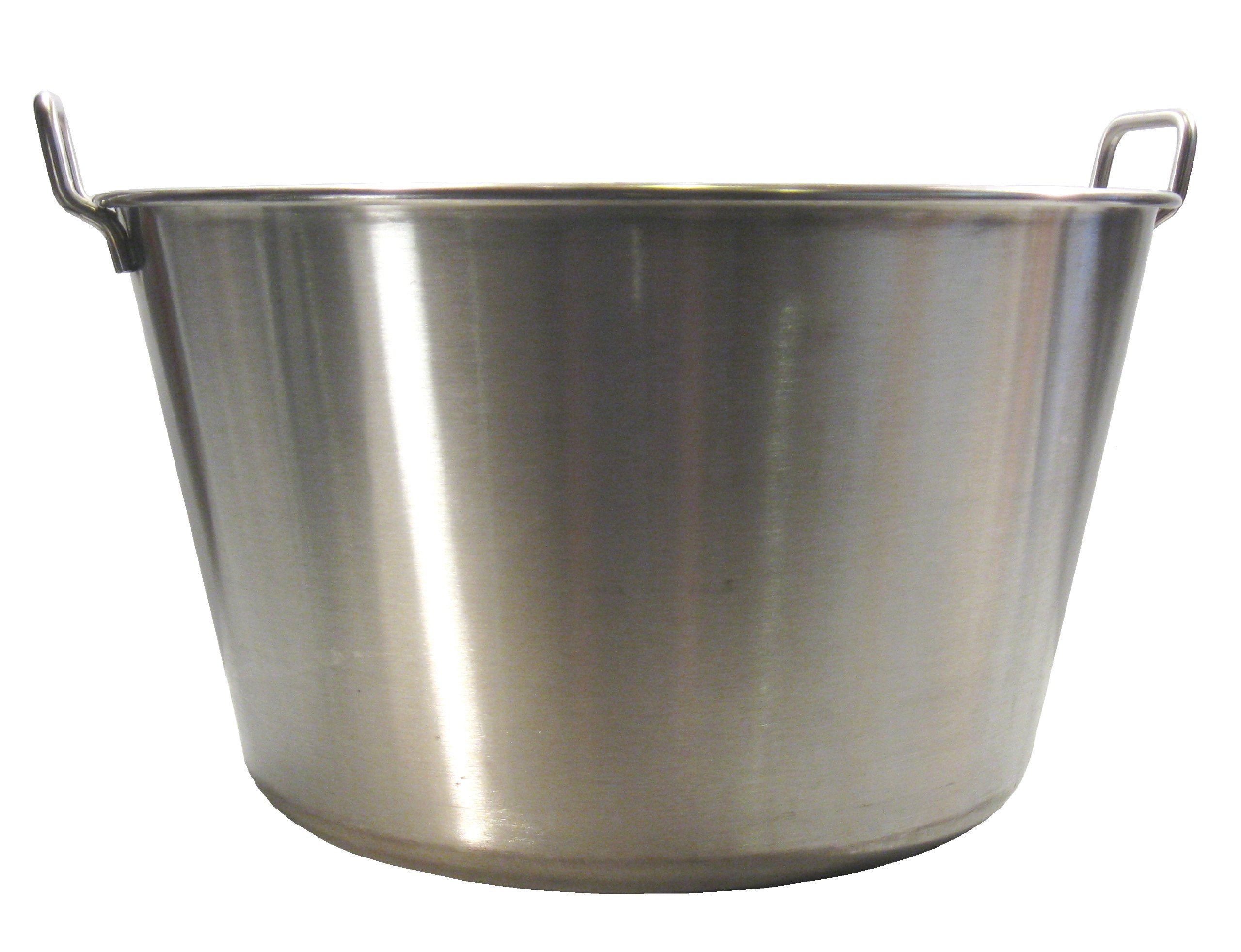 Cazo Grande Para Carnitas Extra Large 21'' Inch Stainless Steel Heavy Duty Acero Inoxidable Wok Comal Fry