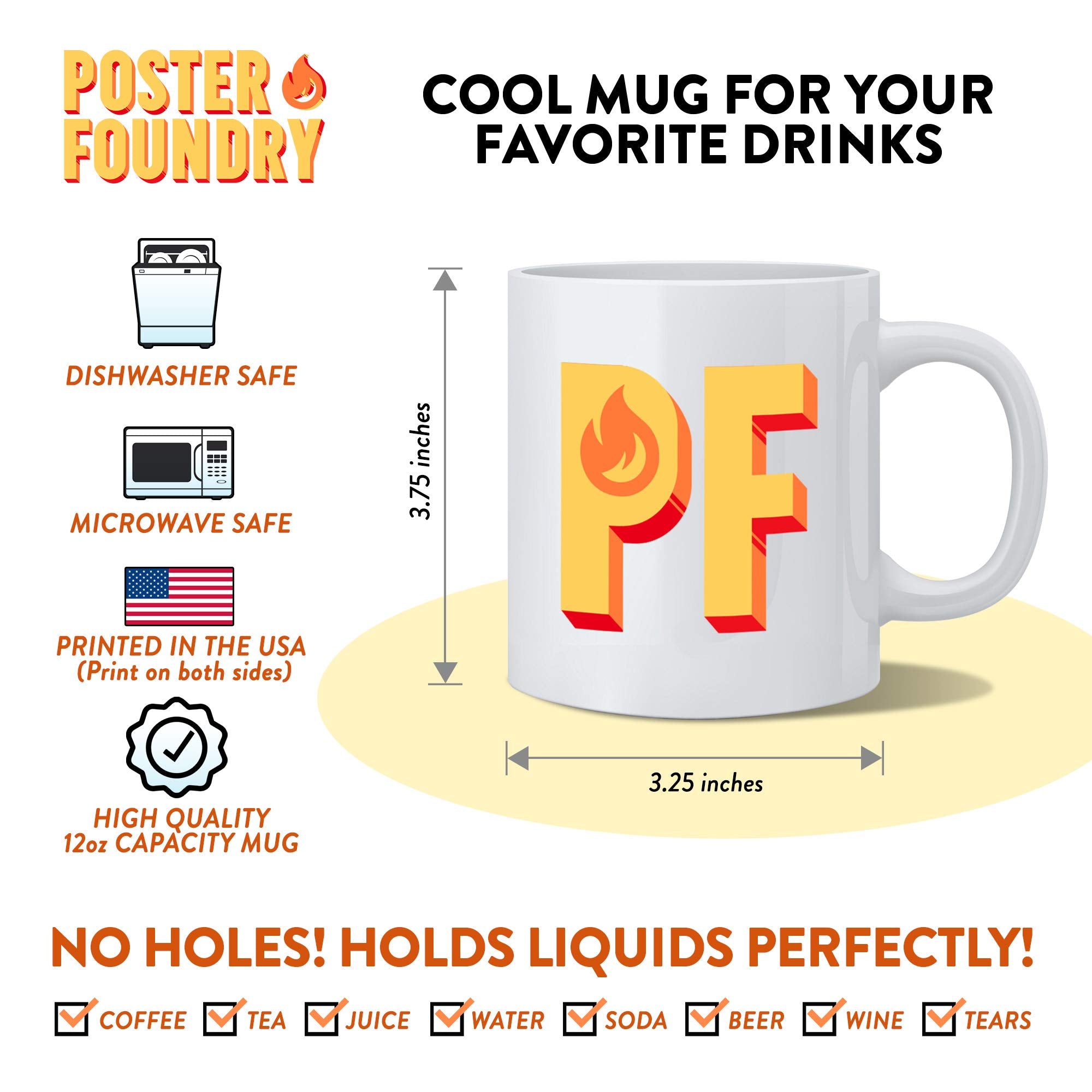 Poster Foundry Rose Apothecary Schitts Creek Mug Ceramic Coffee Mug Tea Cup Glass Glasses Fun Novelty Gift 12 Oz Ounces Birthday