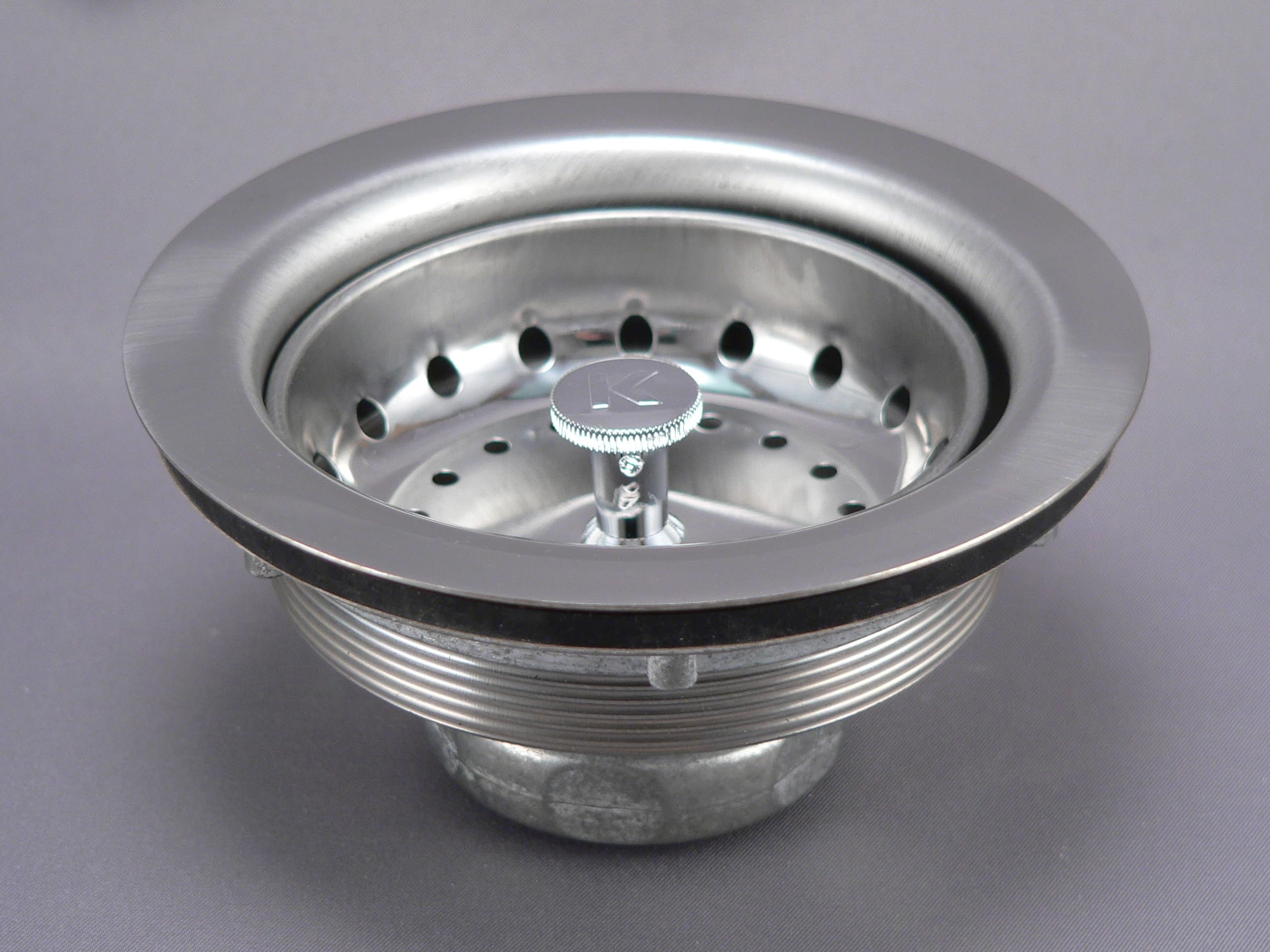 Keeney 1431Ssbx Sink Strainer With Fixed Post Basket, Stainless Steel