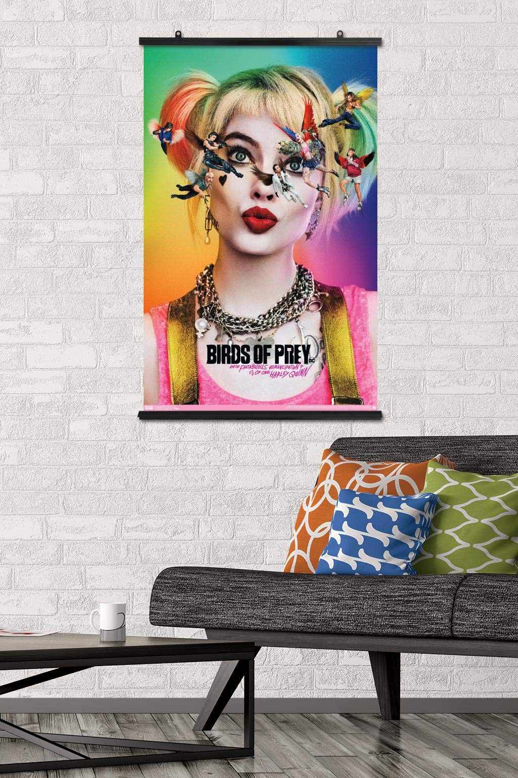 Trends International Dc Comics Movie - Birds Of Prey - Teaser Wall Poster, 22.375'' X 34'', Poster & Clip Bundle