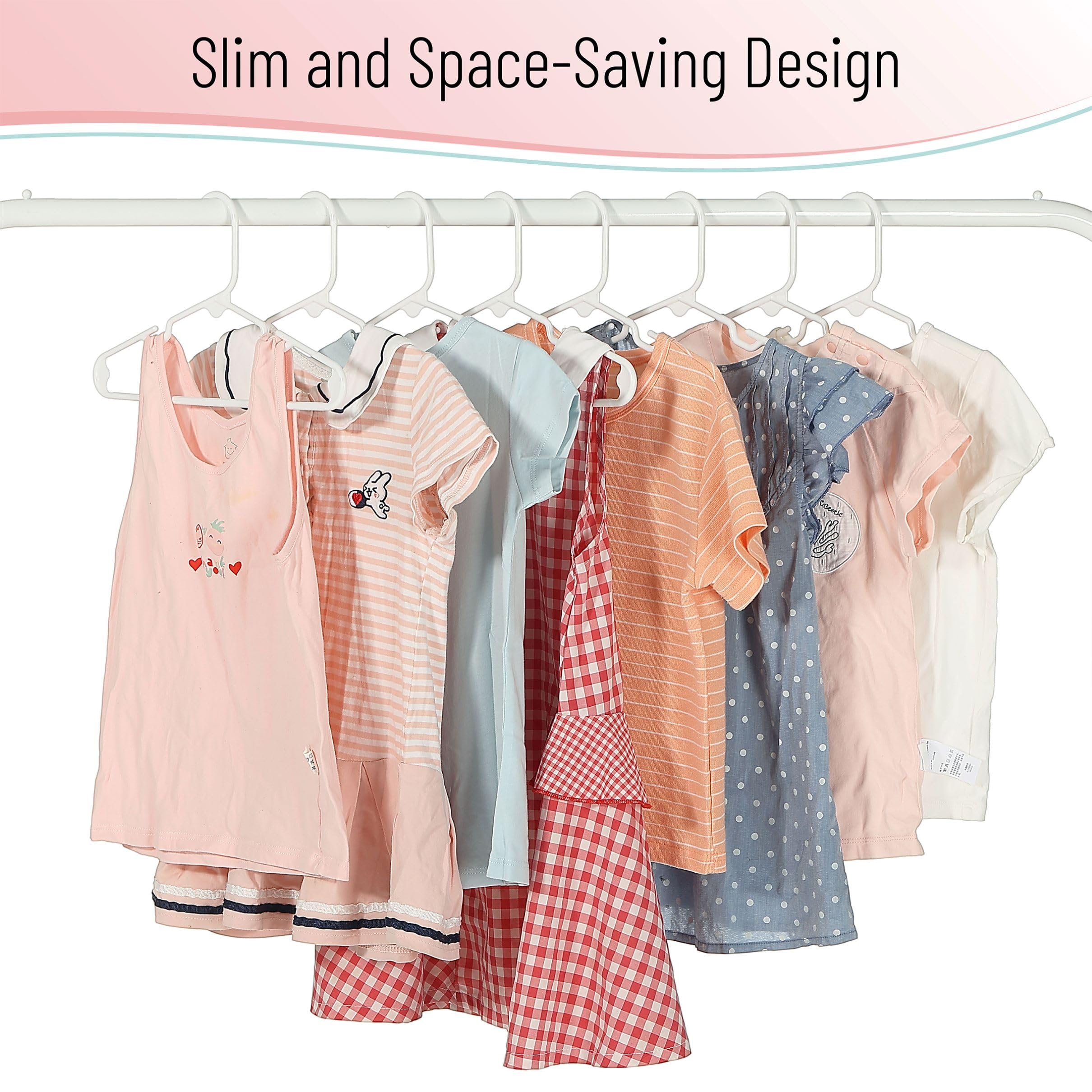 Mr. Pen- Kids Plastic Hangers, 20 Pack, White Baby Hanger, Childrens Hangers For Clothes, Baby Hangers For Closet, Kids Hangers,