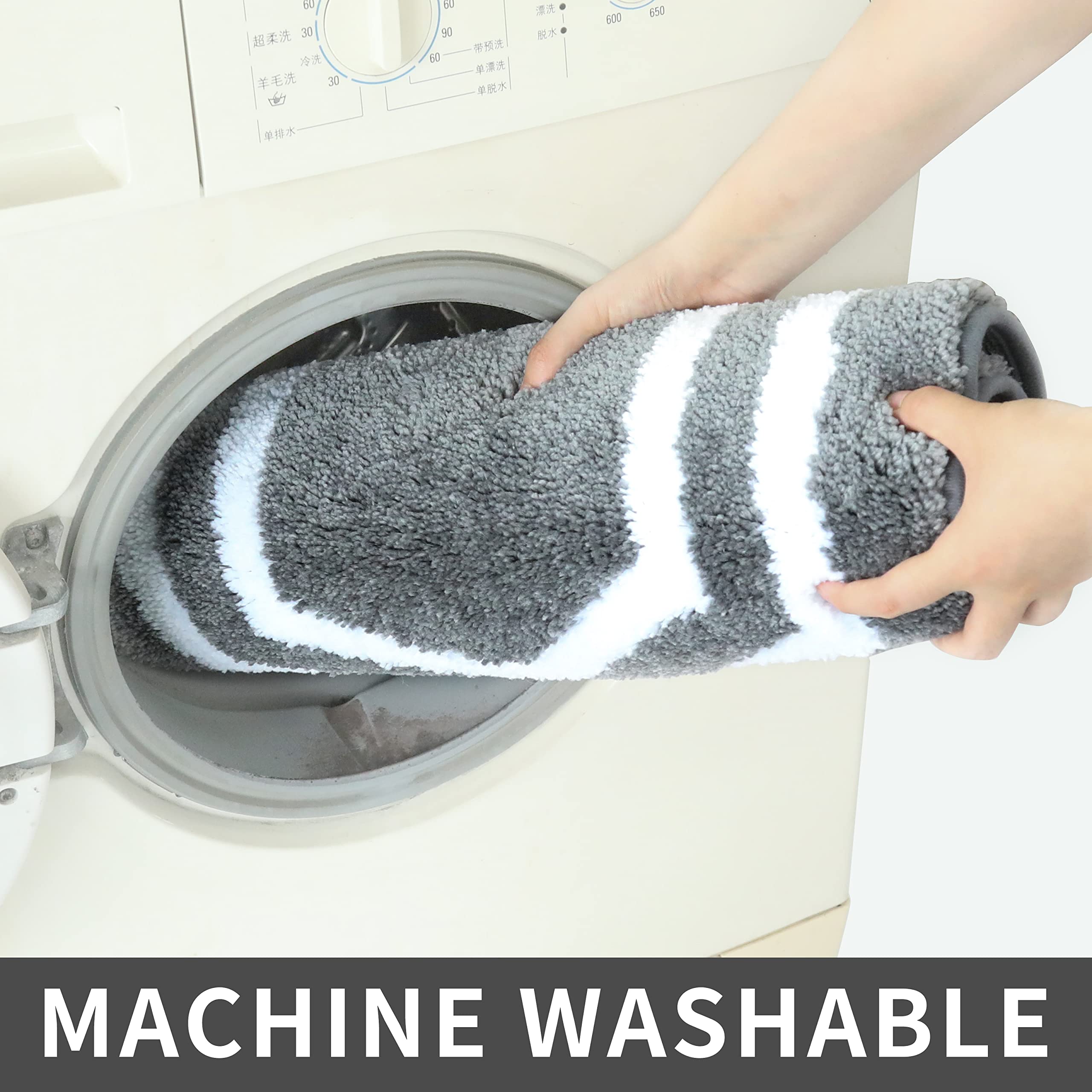 Cosy Homeer Extra Thick Bath Rugs - Anti-Slip Bath Linen Sets Mats Soft Plush 100% Strong Mirco Polyester Mat Living Room Bathro