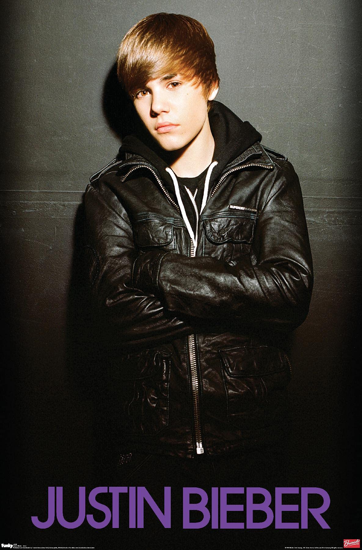 Trends International Justin Bieber - Love Wall Poster, 14.725'' X 22.375'', Premium Unframed Version