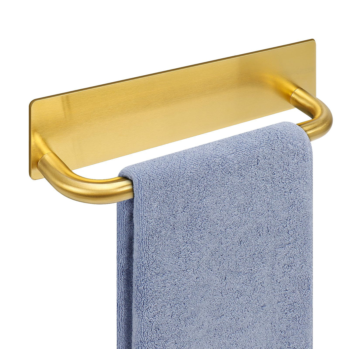 Livabber Self Adhesive Hand Towel Holder- 304 Stainless Steel Hand Towel Bar For Bathroom Kitchen Stick On Wall, Waterproof Hand