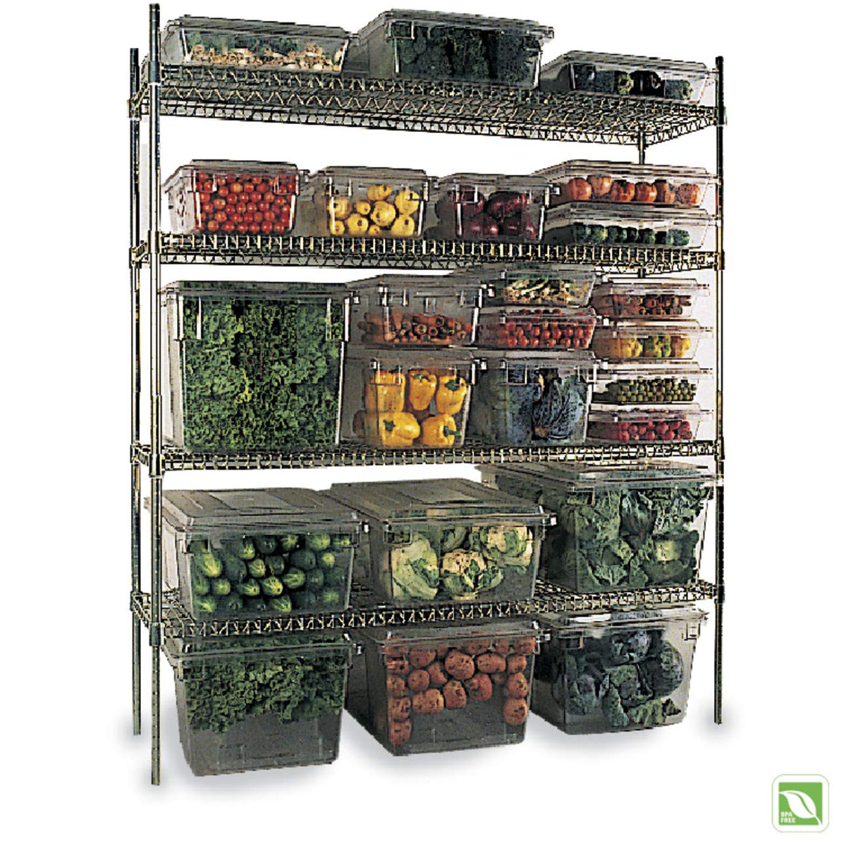 Rubbermaid Commercial Products Food Storage Box/Tote For Restaurant/Ki