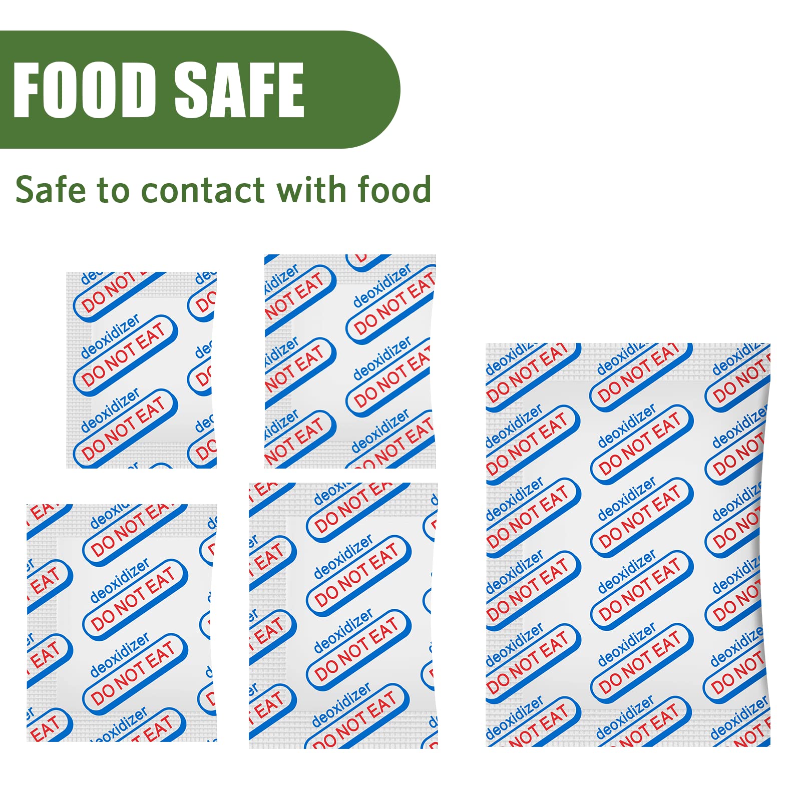 120 Packs 500CC Food Grade Oxygen Absorbers (10 Pack in Individual Vacuum Bag )   Oxygen Absorbers For Long Term Food Storage with Oxygen Indicator   Works in Mylar Bags  Mason Jars  and Vacuum Bags