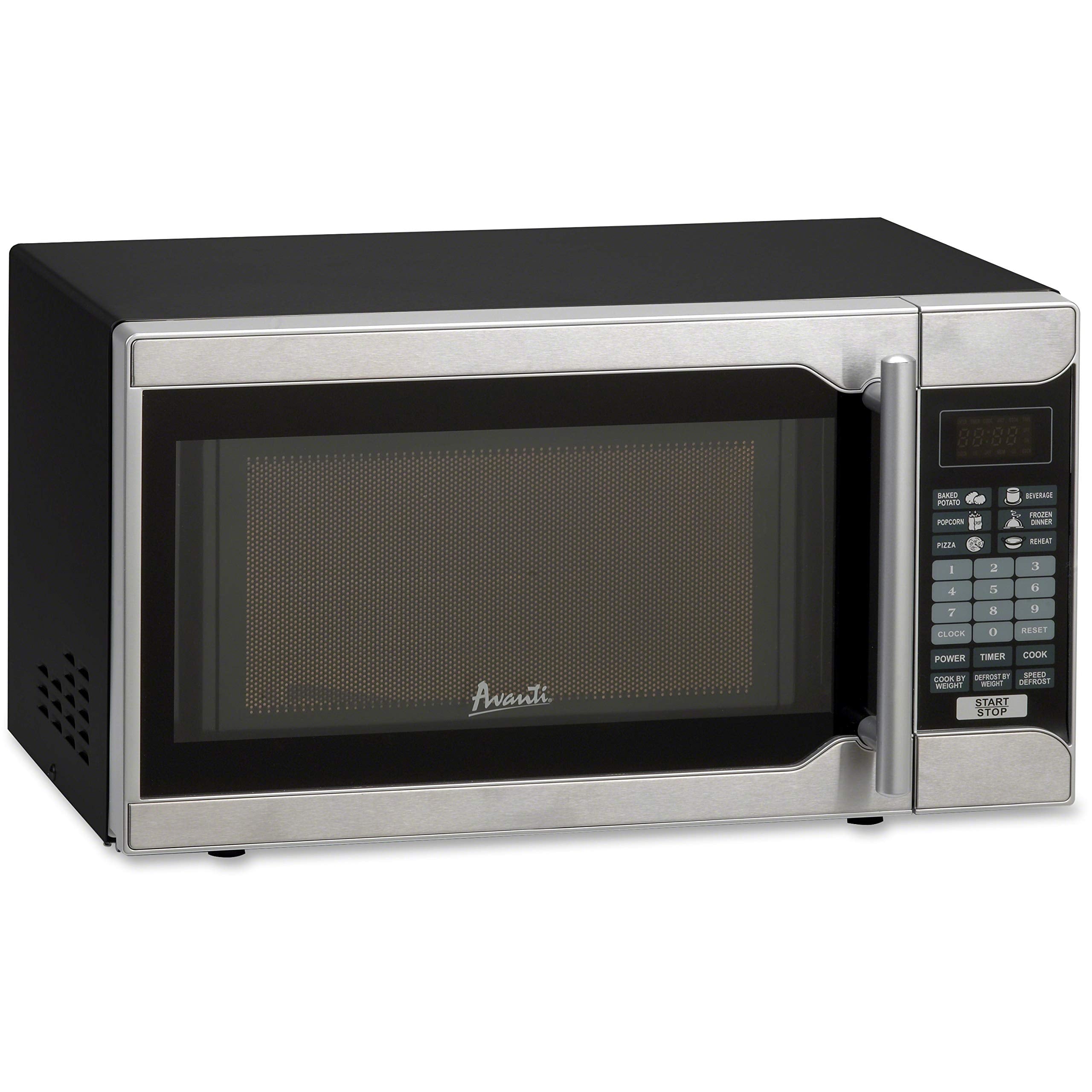Avanti, AVAMO7103SST, 700watt OneTouch 0.7 Cubic Foot Microwave, Black,Stainless Steel