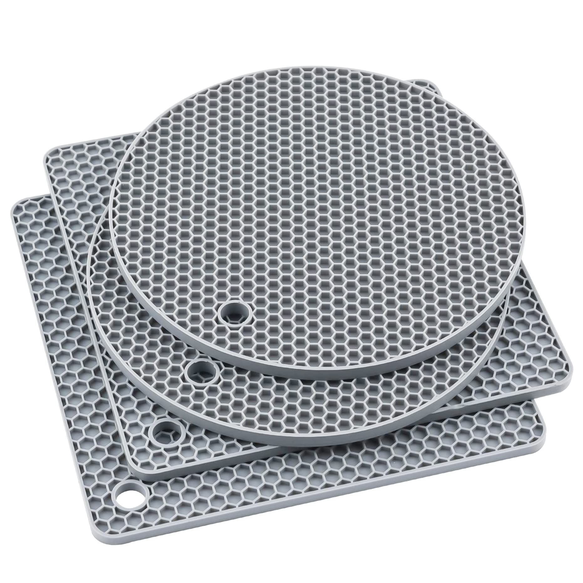 Nstezrne Silicone Trivets For Hot Dishes, Silicone Pot Holders For Kitchen, Trivet Mat Hot Pads For Kitchen, Trivets For Hot Pot