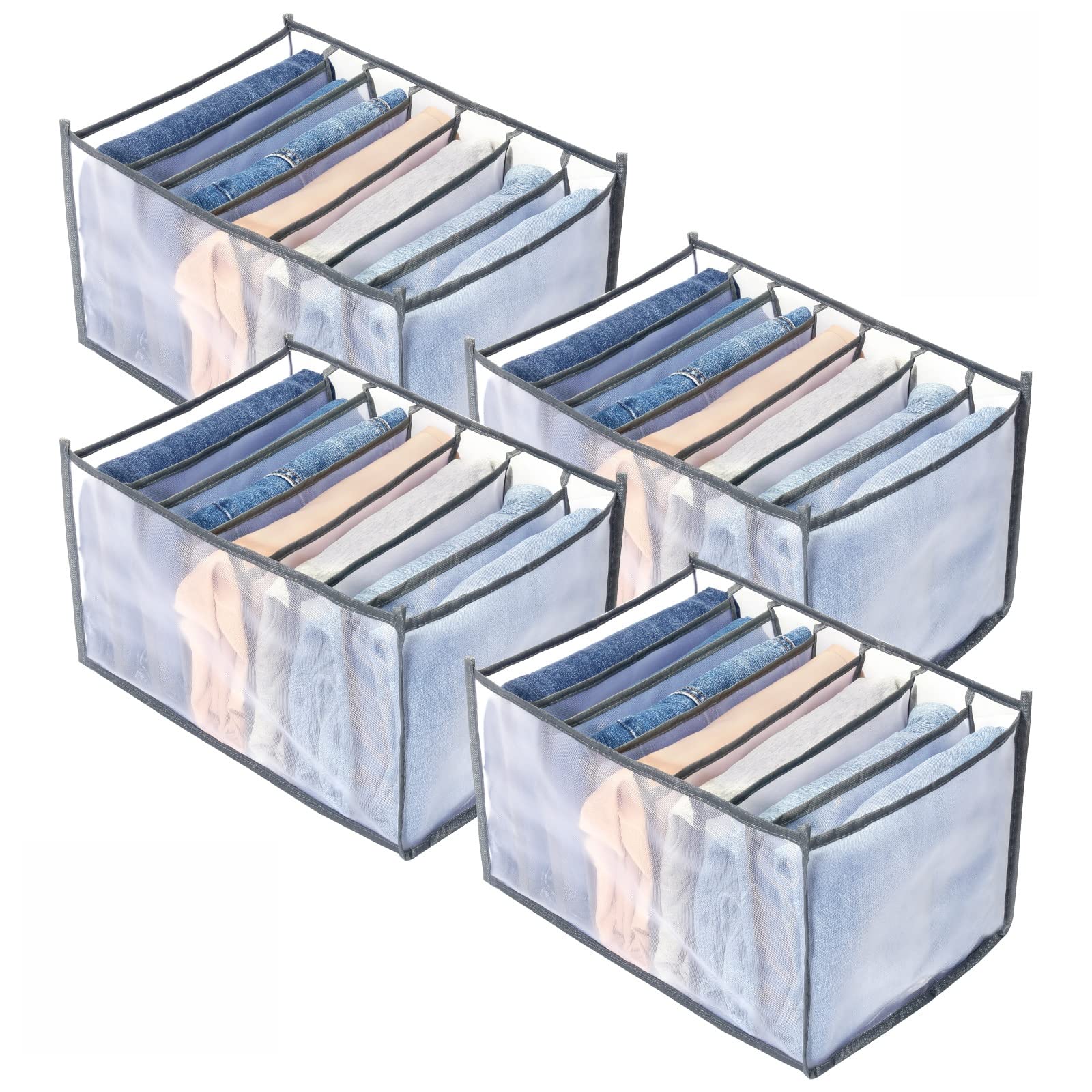 TIGARI Wardrobe Clothes Organizer, Drawer Organizer for Clothing, Closet Organizers and Storage, Drawer Dividers for Clothes, Me