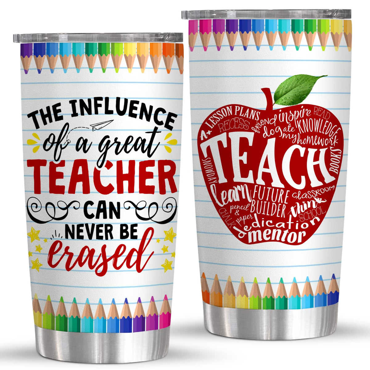 Teezwonder Teacher Appreciation Gifts For Women - Teachers Day, Graduation, Appreciation Week, Back To School, Birthday, Christm