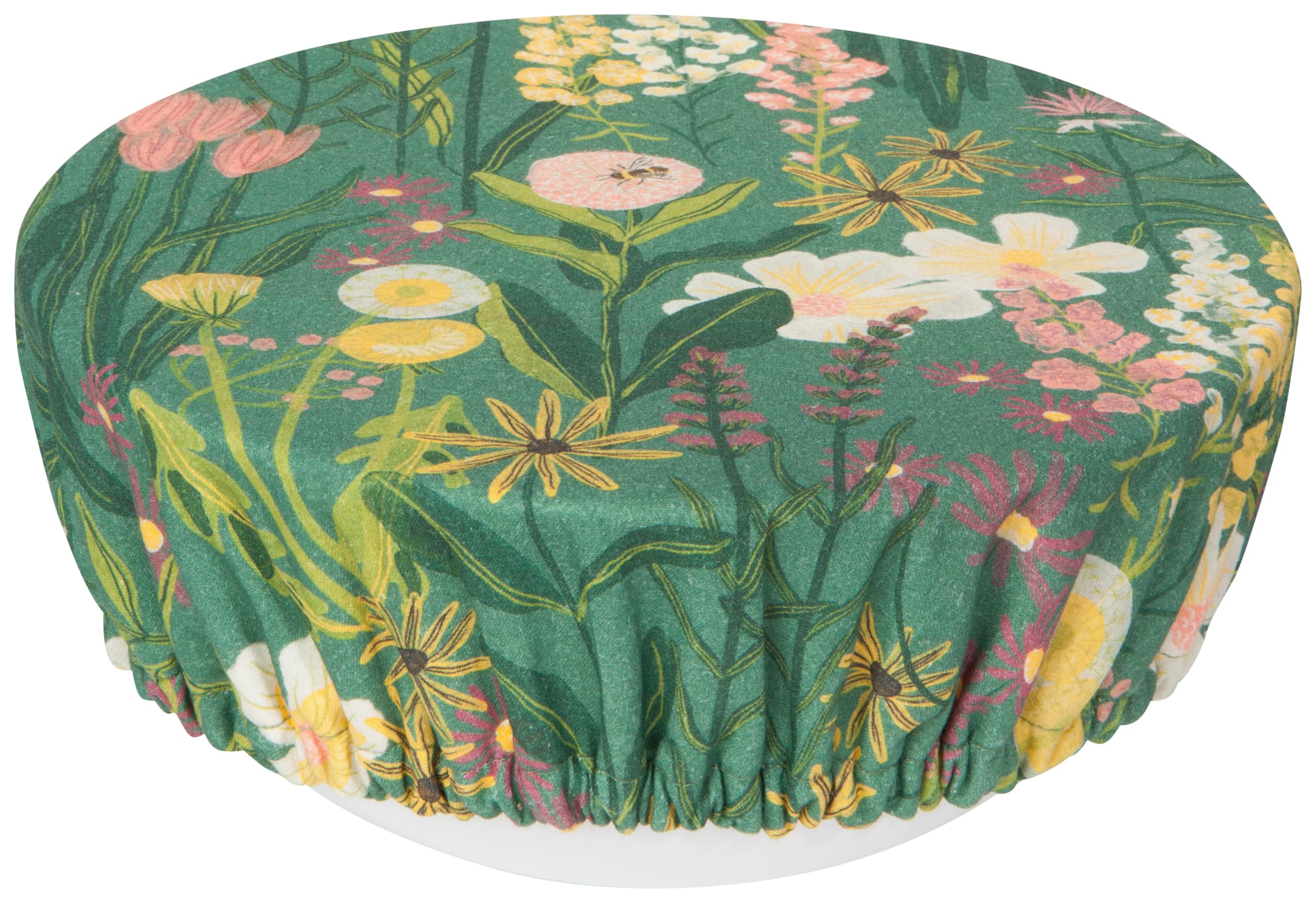 Now Designs Save Set Bowl Covers, Dia7.5In / Dia9.25In, Bees & Blooms