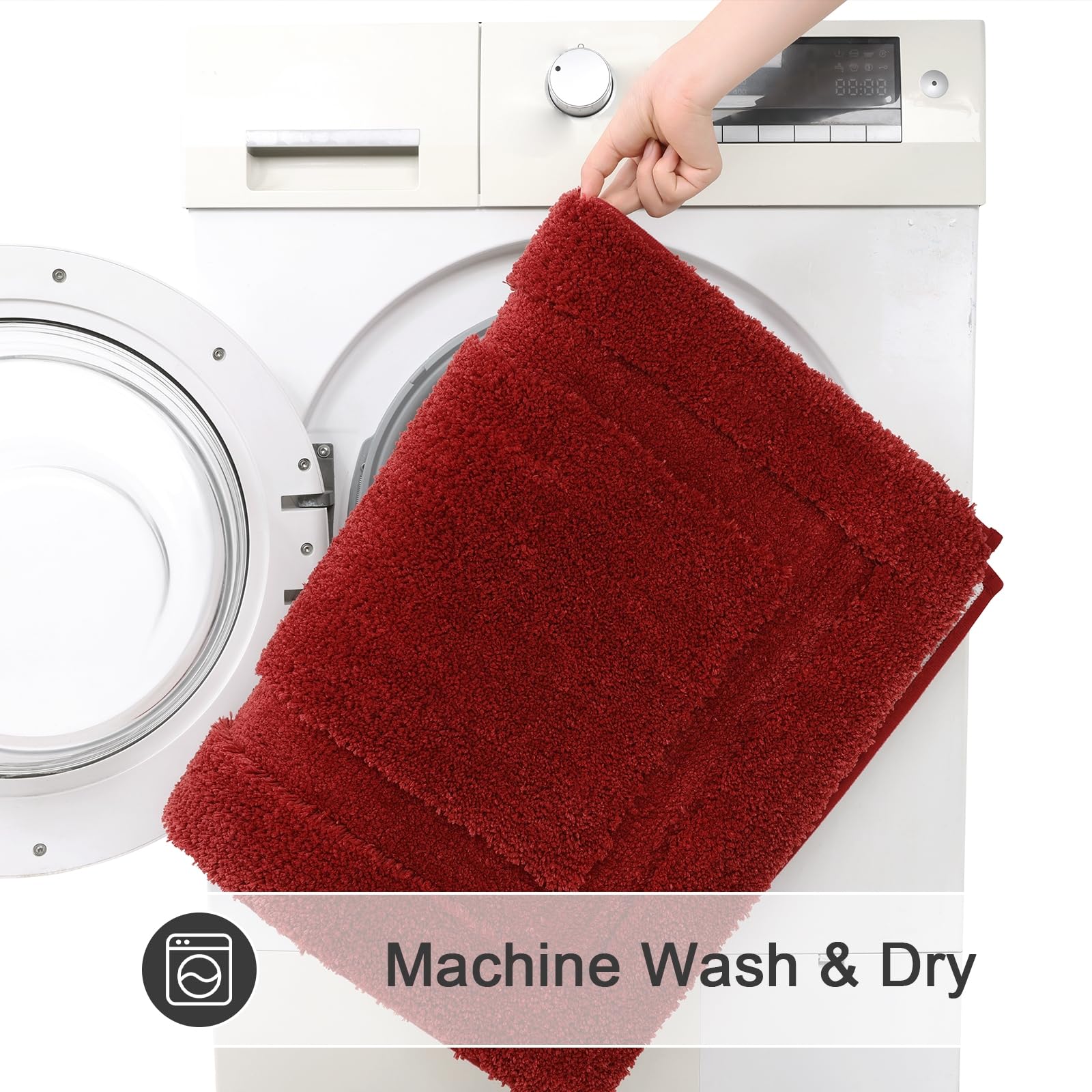 Shacos Super Soft Bathroom Rugs 20X32 Inch Microfiber Bath Rugs Non Slip Washable Bath Mats Absorbent Bathroom Mats For Bathroom