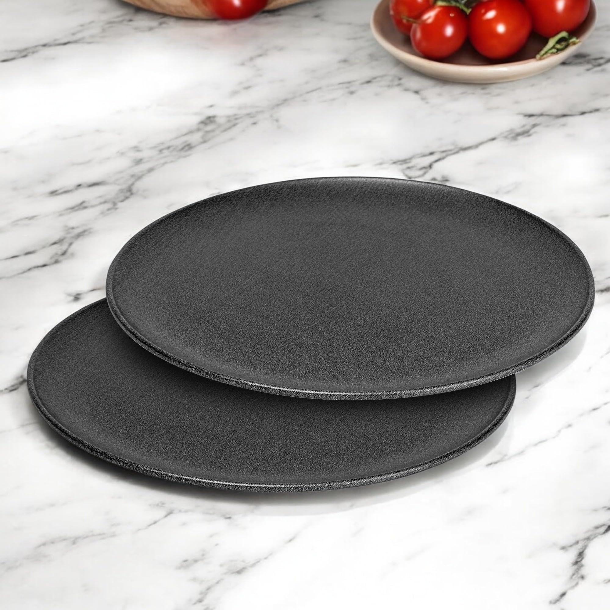G&S Metal Products Companu Probake Set Of Two Nonstick 12-Inch Pizza Pans, Dark Gray, Pb245-Az
