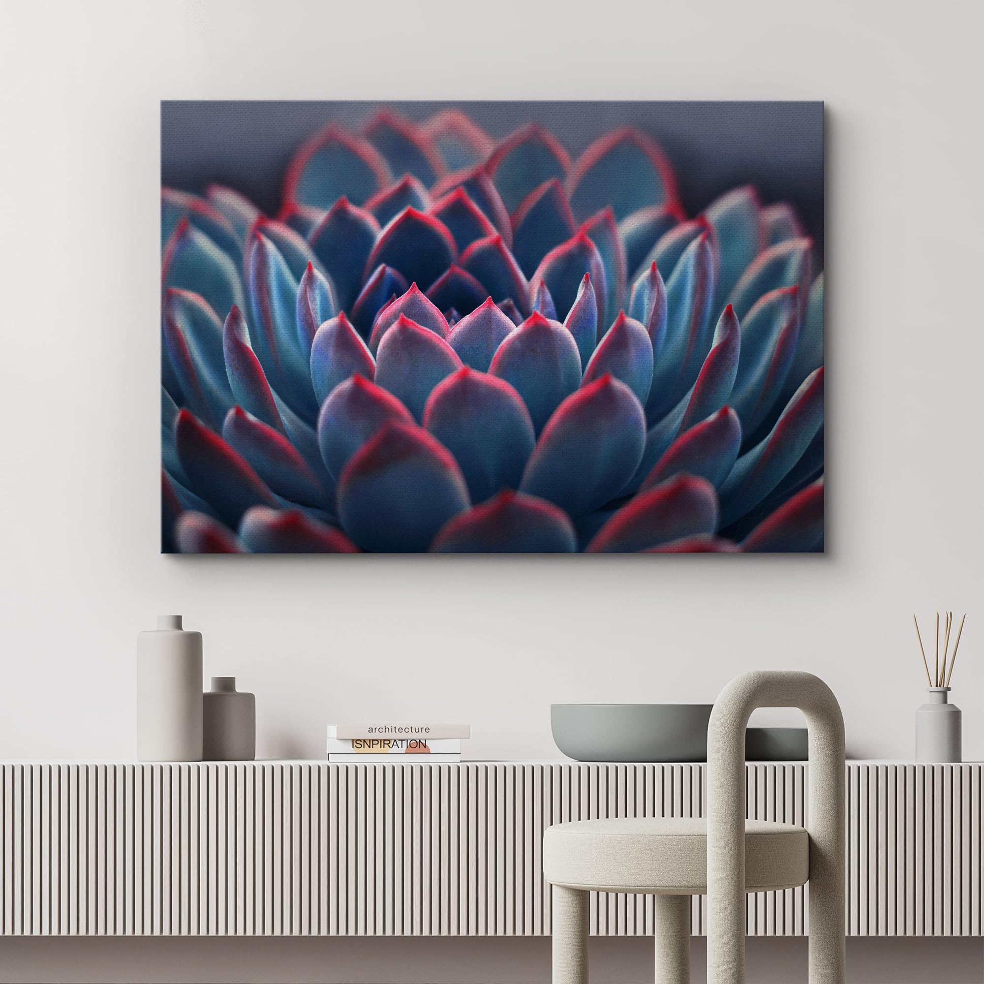 Wall26 Canvas Print Wall Art Desert Rose Succulent Nature Wilderness Photography Realism Floral Botanical Southwest Rustic Count