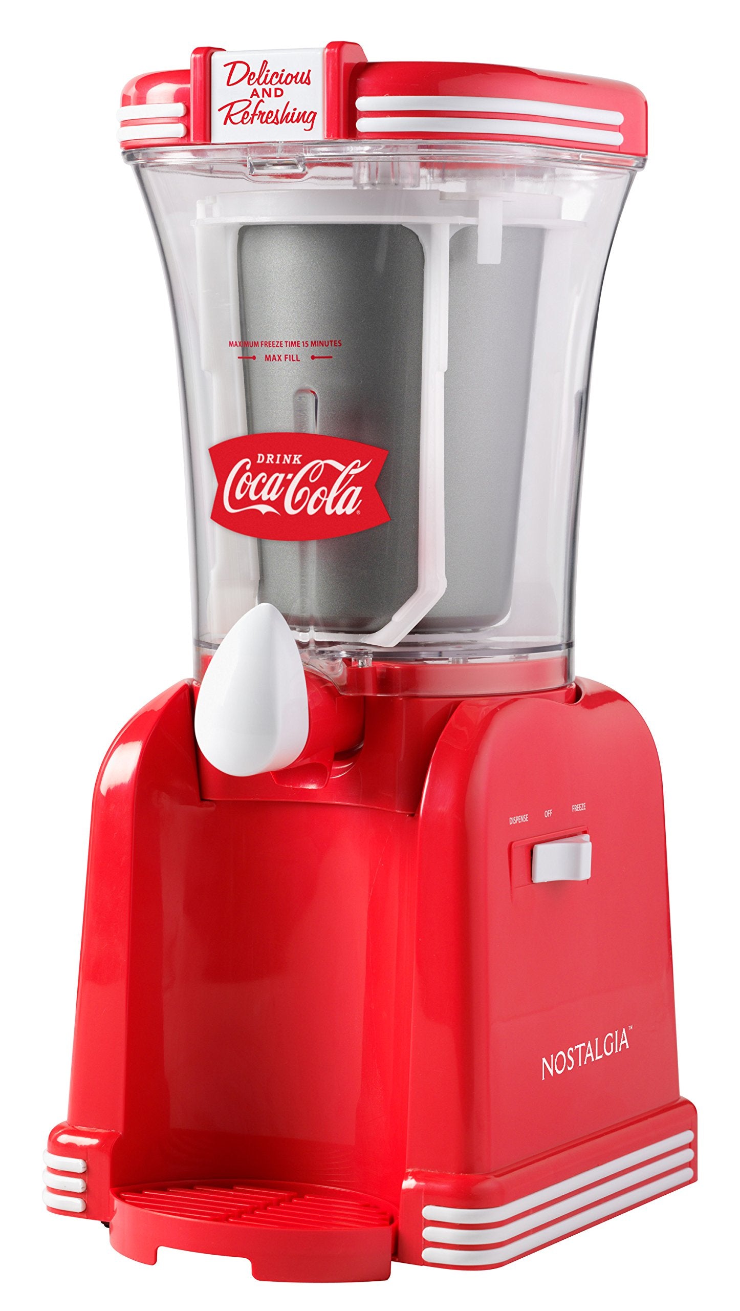 Nostalgia Rsm650Coke 32- Ounce Slush Drink Maker, 32 Oz, Coke Red