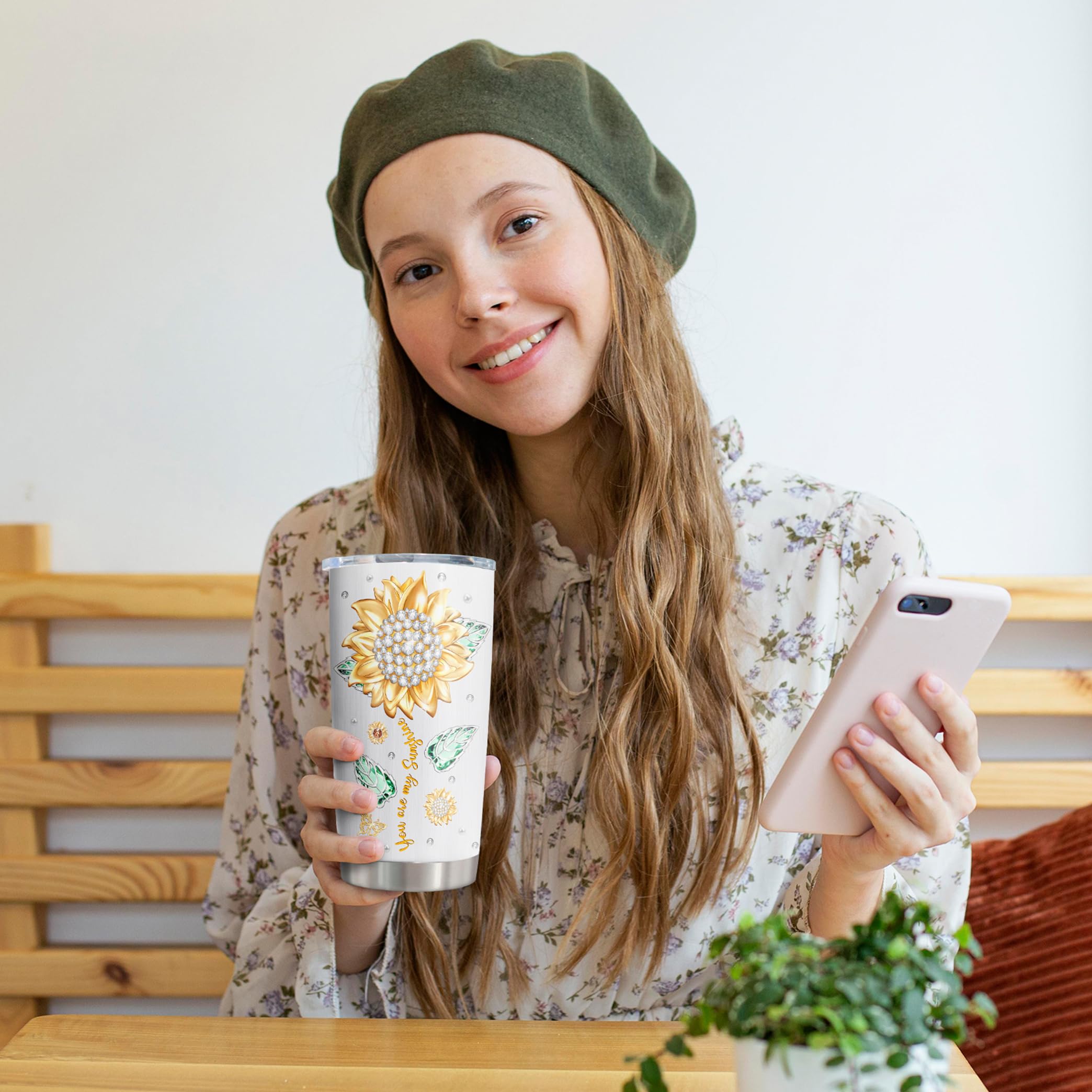 Muilzon Aunt Gifts Tumblers 20oz - Best Aunt Ever Gifts for Birthday Christmas Mothers Day Coffee Mug - Auntie Gift from Niece/N