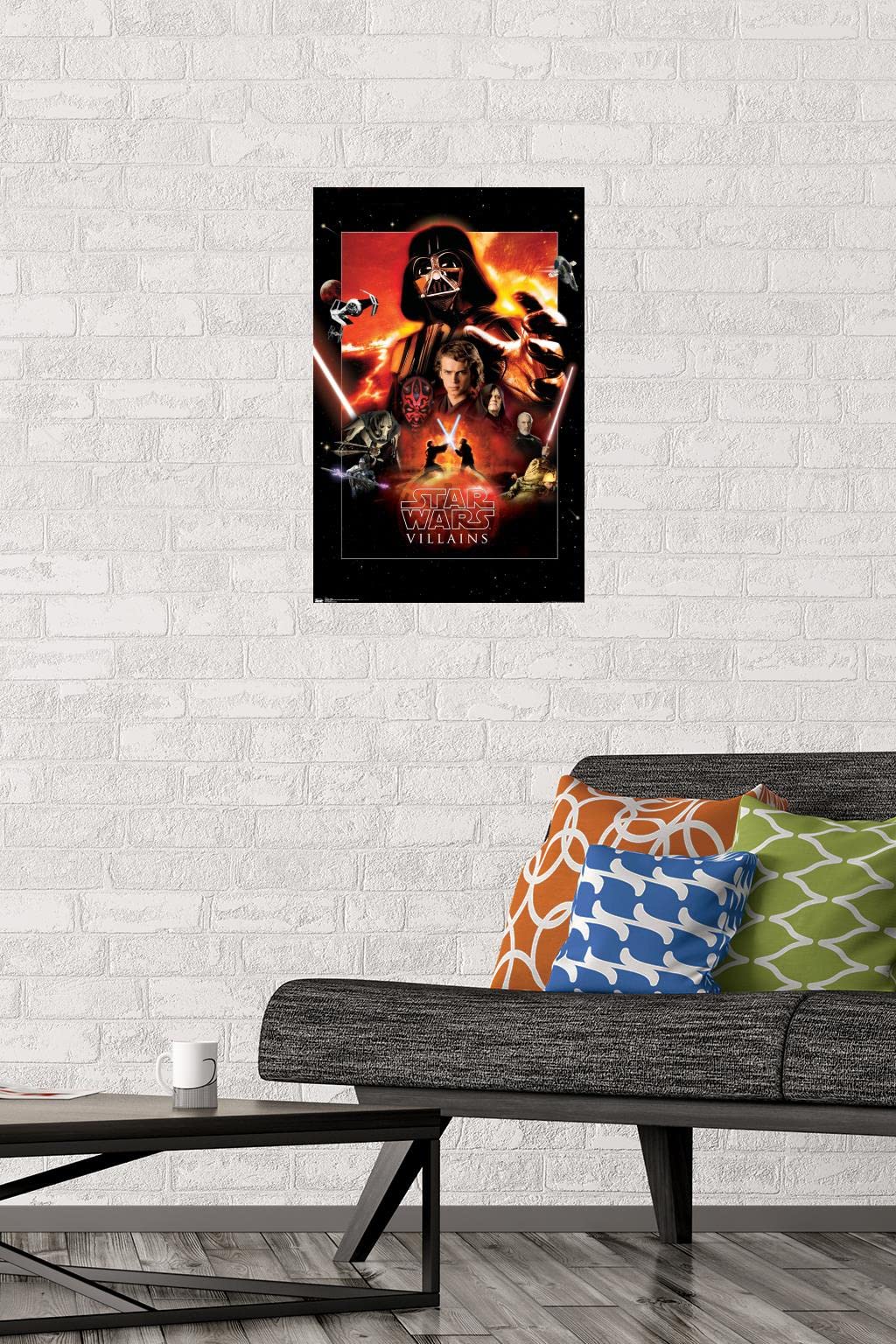 Trends International Star Wars: Saga - Villains Wall Poster, 14.725'' X 22.375'', Premium Unframed Version