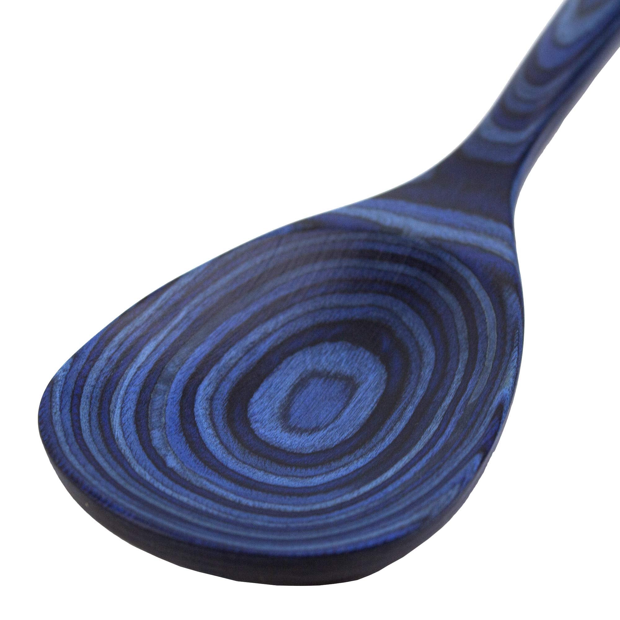Baltique Malta Collection 12-1/2'' Wooden Cooking Spoon, Safe For Nonstick