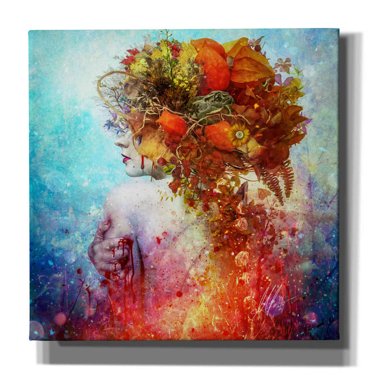Cortesi Home 'Compassion' By Mario Sanchez Nevado, Canvas Wall Art, 18''X18''