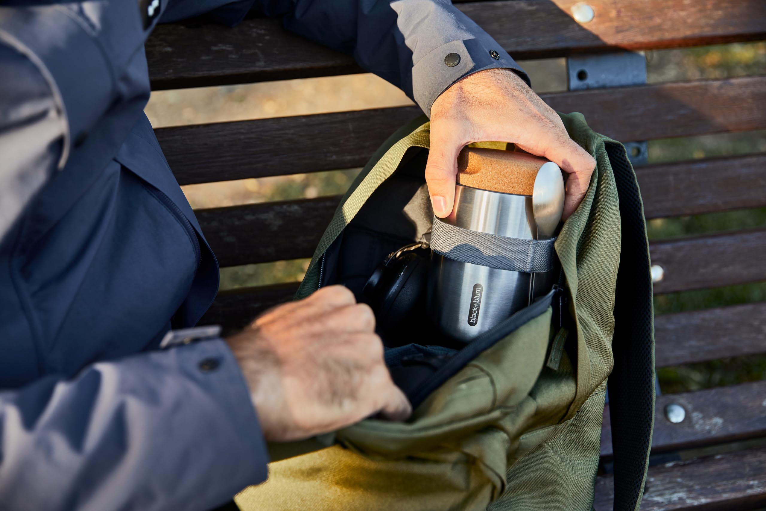 Black + Blum Stainless Steel Thermo Pot, Steel, 550 Ml Capacity