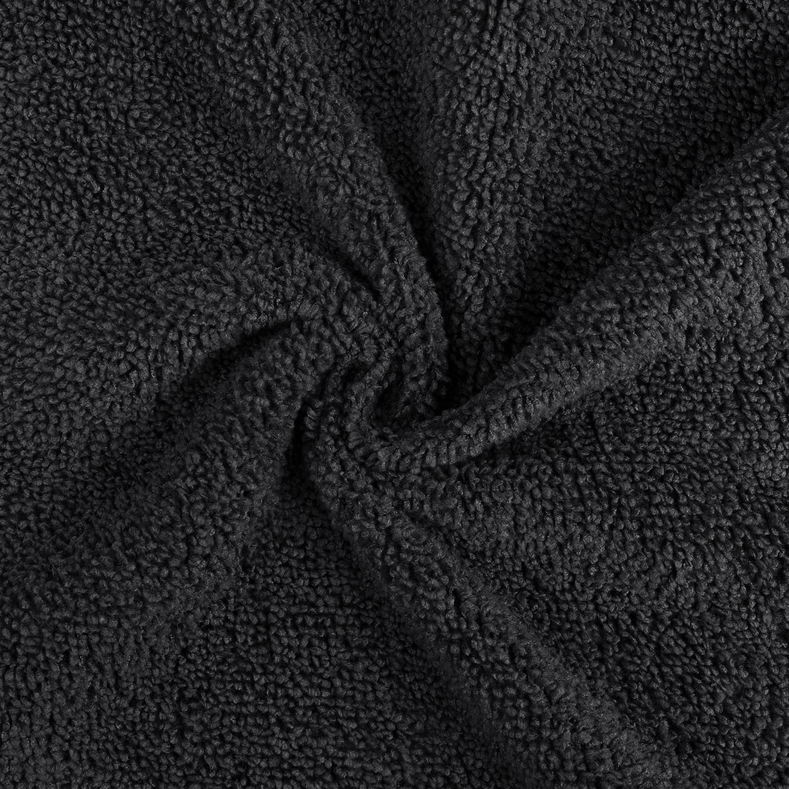 Orighty Microfiber Washcloths Towels Set 50 Pack  Highly Absorbent and Super Soft Fingertip Towels  Multi-Purpose Wash Cloths for Bathroom  Hotel  Spa  and Gym  12x12 Inch  Black