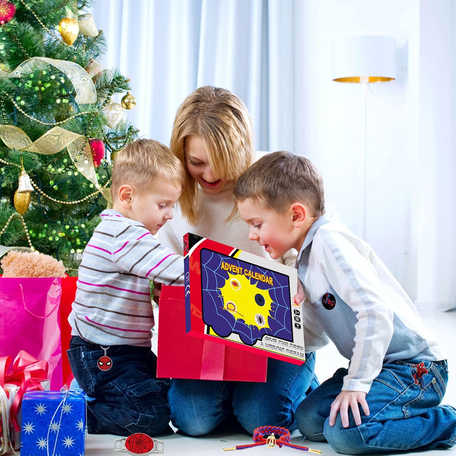 SWIND Advent Calendar 2025 Christmas Countdown Calendar With 24pcs Unique Gift for Girls and Boys Blind Box DIY Creative Decor C