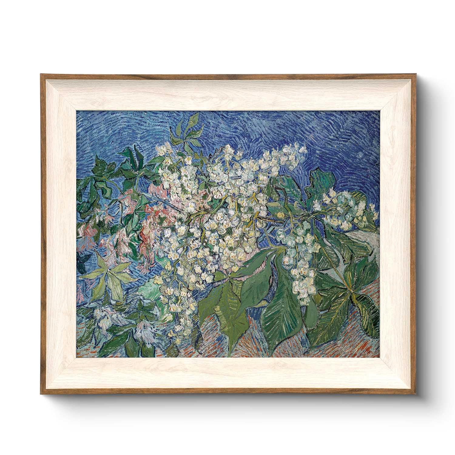 Viyyiea Framed Canvas Wall Art, Flowers Wall Art For Living Room, Vintage Oil Painting Picture, Van Gogh Home Decor, Bathroom Wa